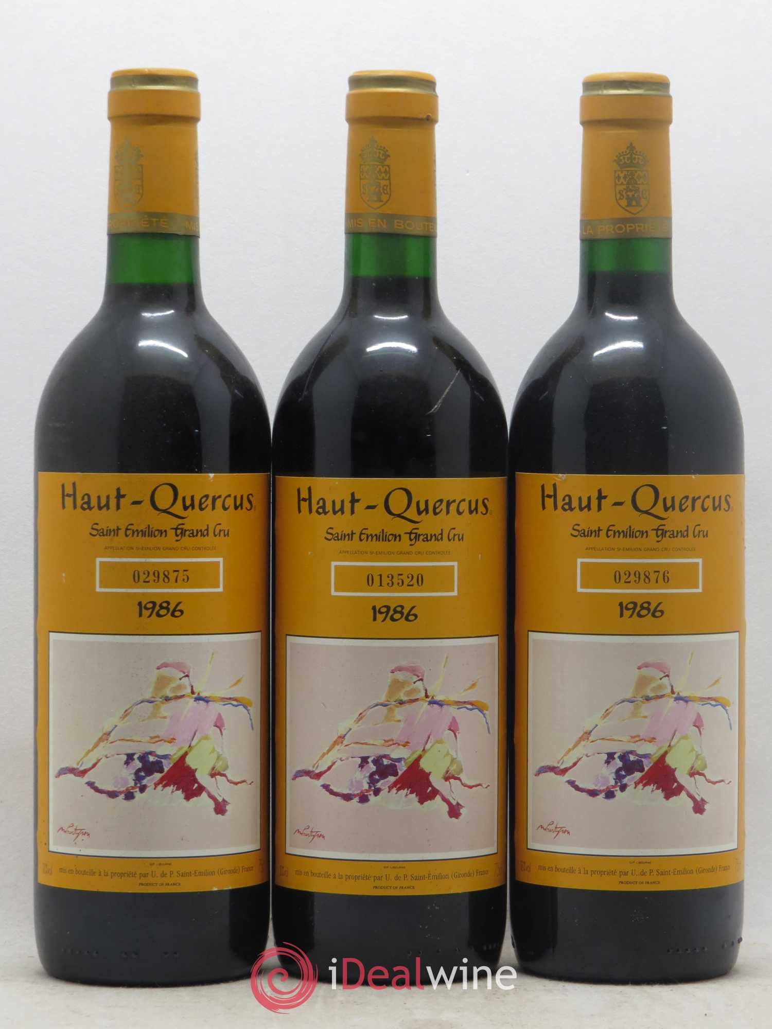 Château Haut-Quercus 1986 - Lot de 6 bouteilles - 2