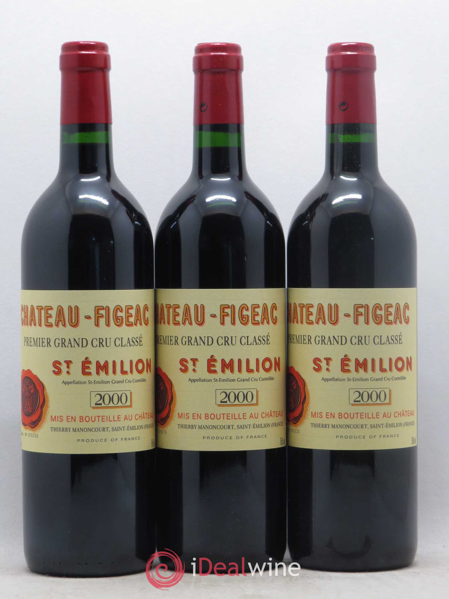 Château Figeac 1er Grand Cru Classé A 2000 - Lot de 12 bouteilles - 2