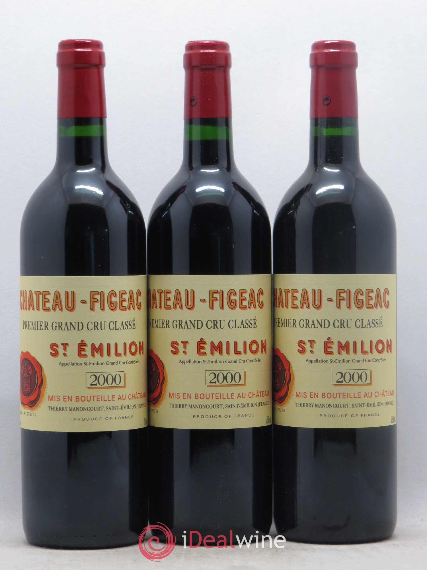 Château Figeac 1er Grand Cru Classé A 2000 - Lot de 12 bouteilles - 3