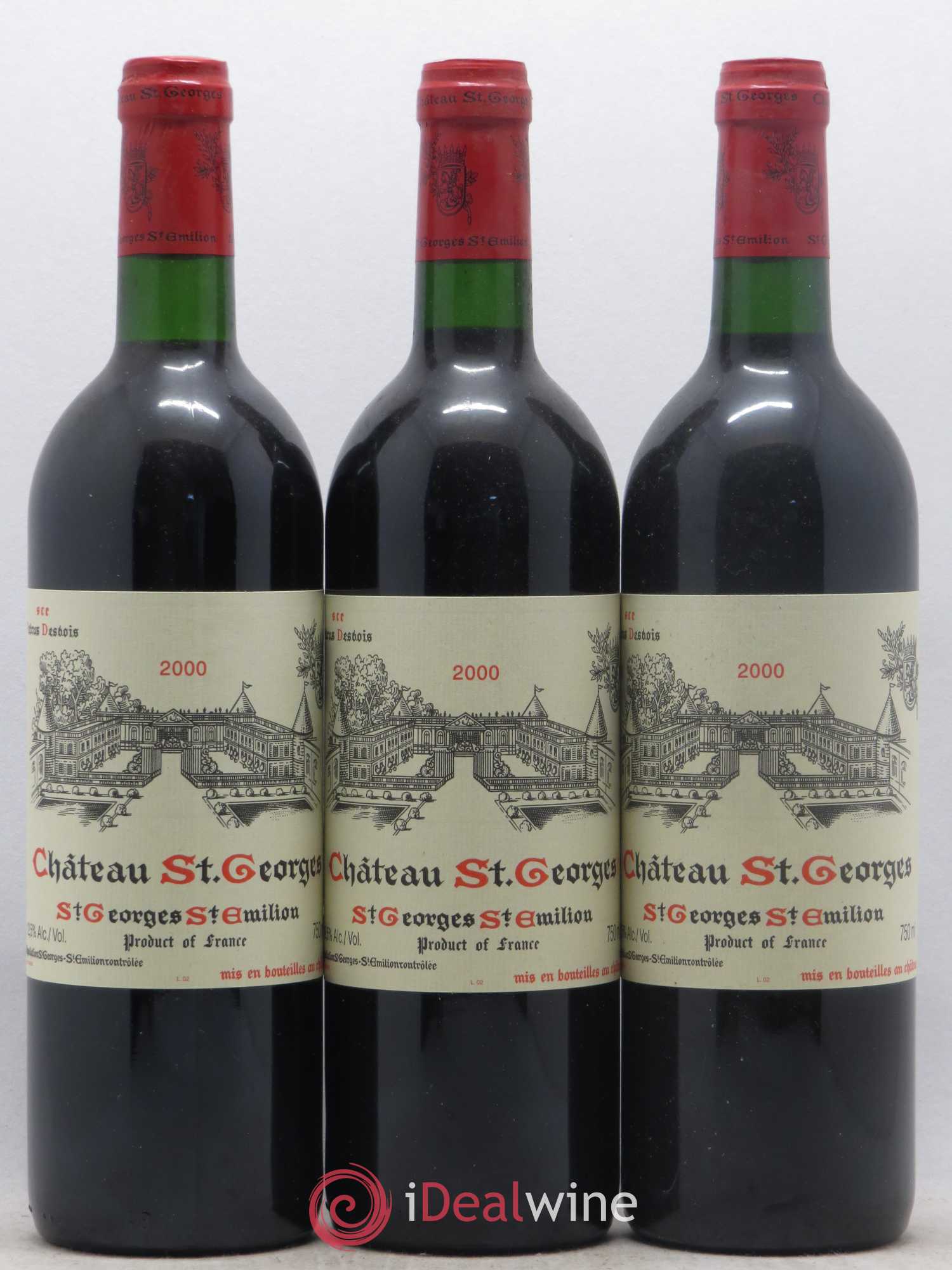 Château Saint-Georges 2000 - Lot de 5 bouteilles - 1