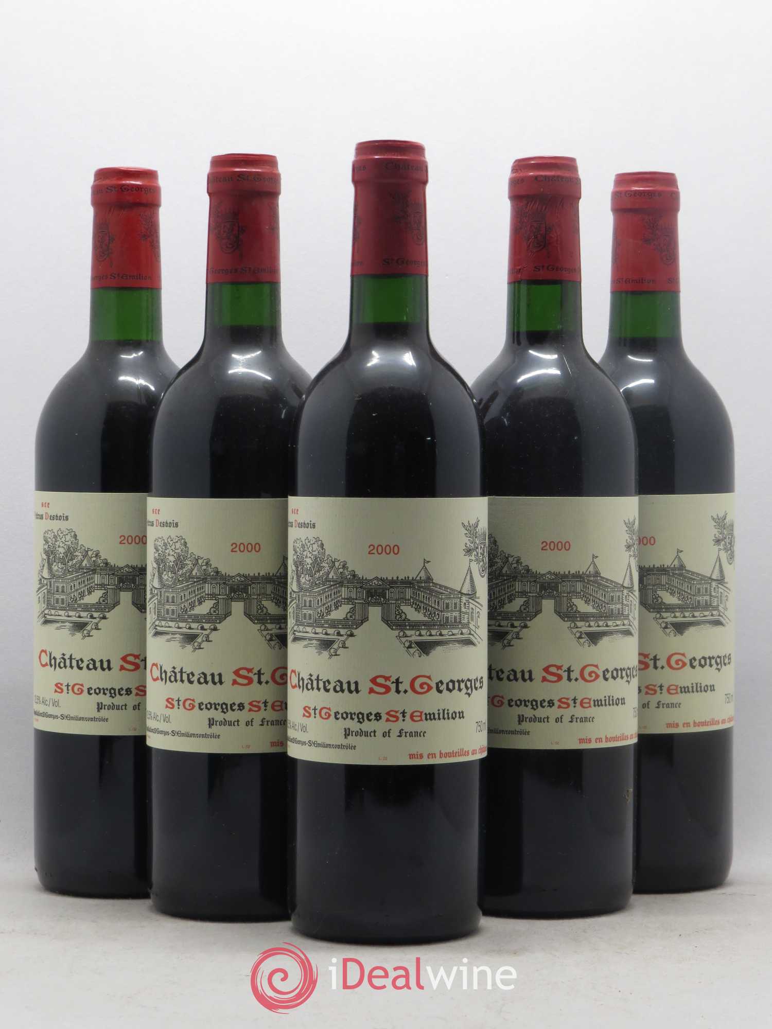 Château Saint-Georges 2000 - Lot de 5 bouteilles - 0