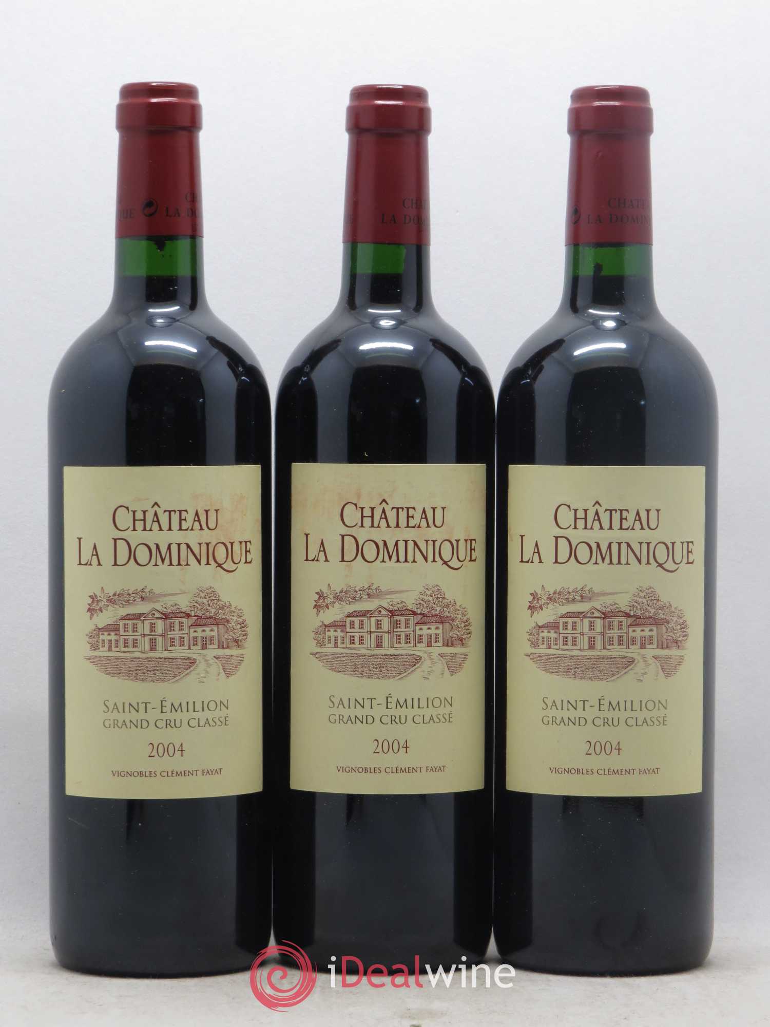 Château la Dominique Grand Cru Classé 2004 - Lot de 6 bouteilles - 1