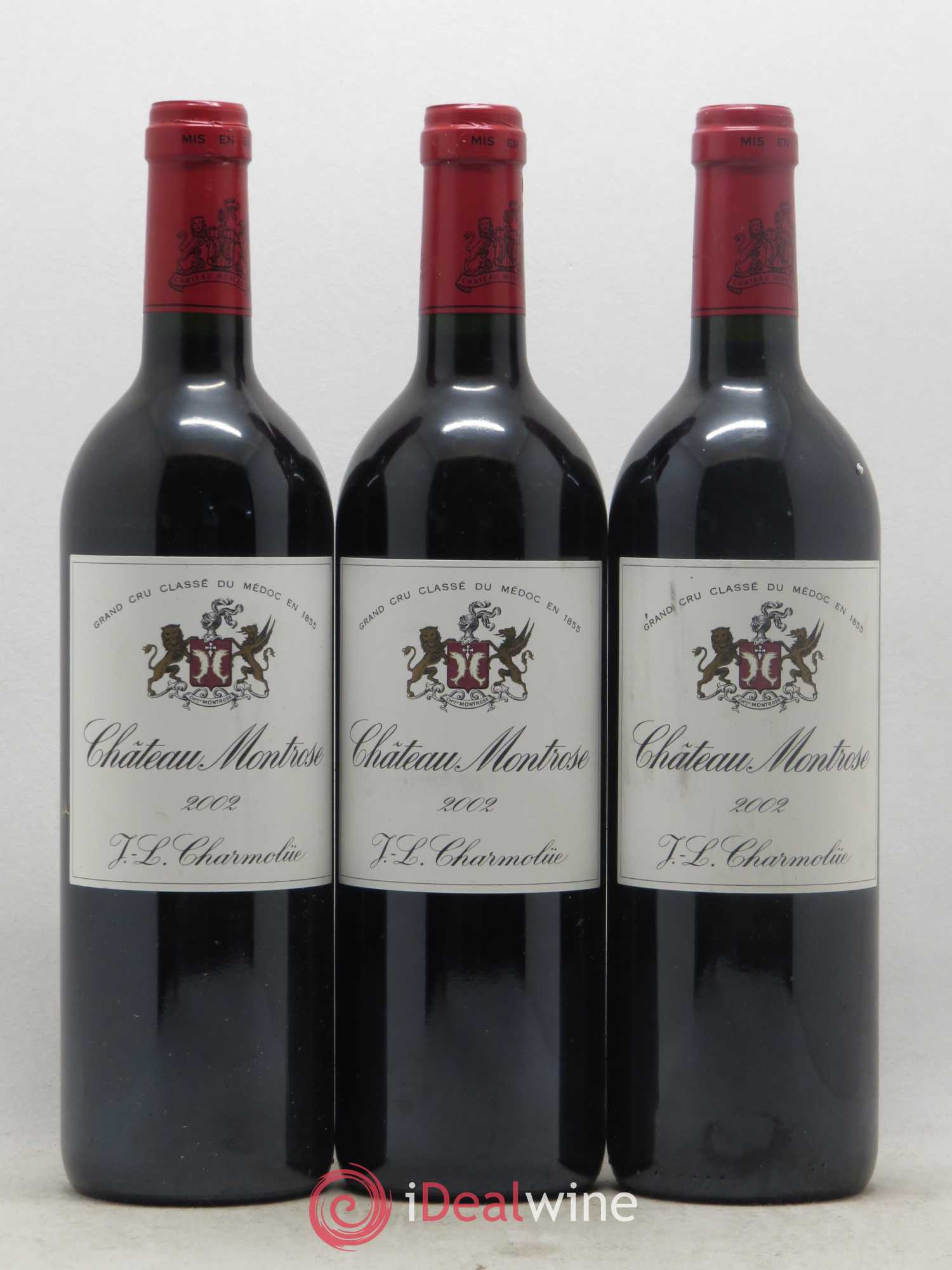 Château Montrose 2ème Grand Cru Classé 2002 - Lot de 6 bouteilles - 1