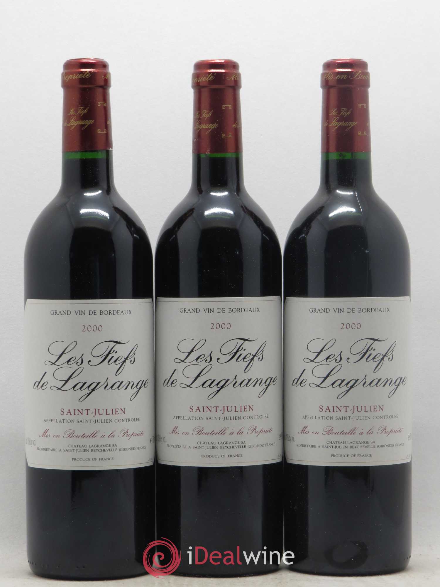 Les Fiefs de Lagrange Second Vin 2000 - Lot de 12 bouteilles - 1