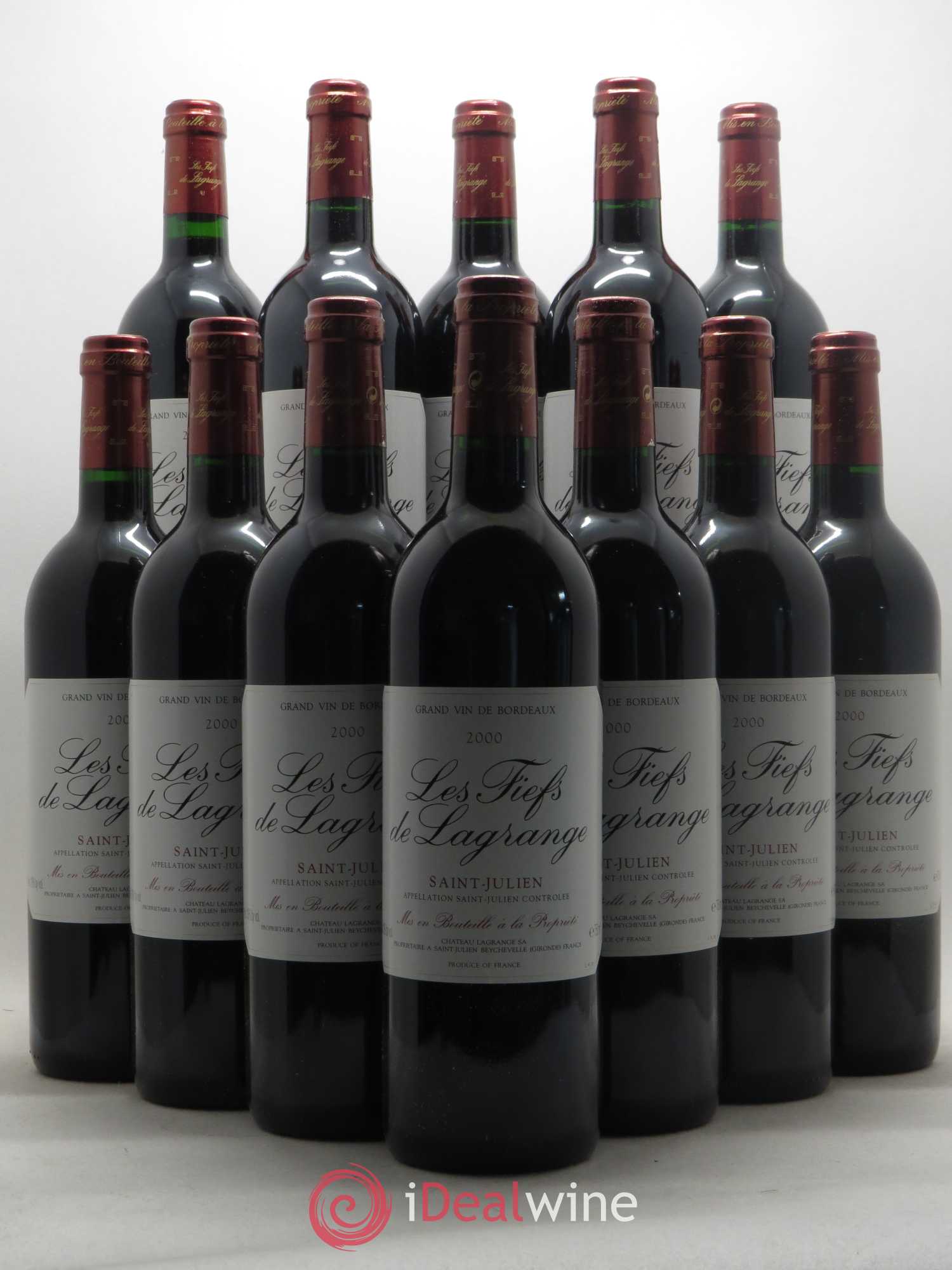 Les Fiefs de Lagrange Second Vin 2000 - Lot de 12 bouteilles - 0