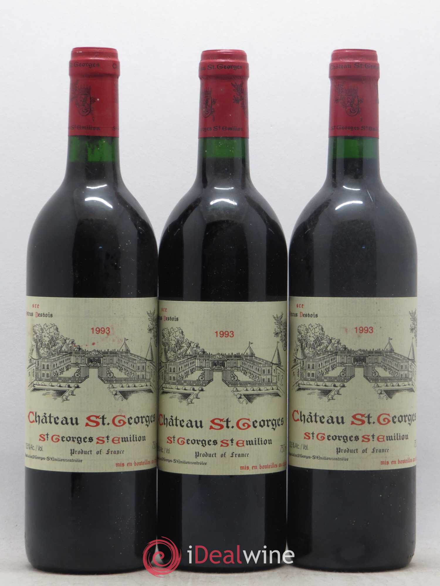 Château Saint-Georges 1993 - Lot de 6 bouteilles - 1