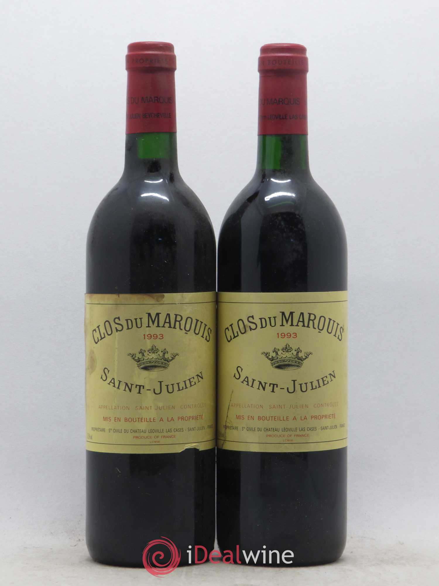 Clos du Marquis 1993 - Lot de 2 bouteilles - 0