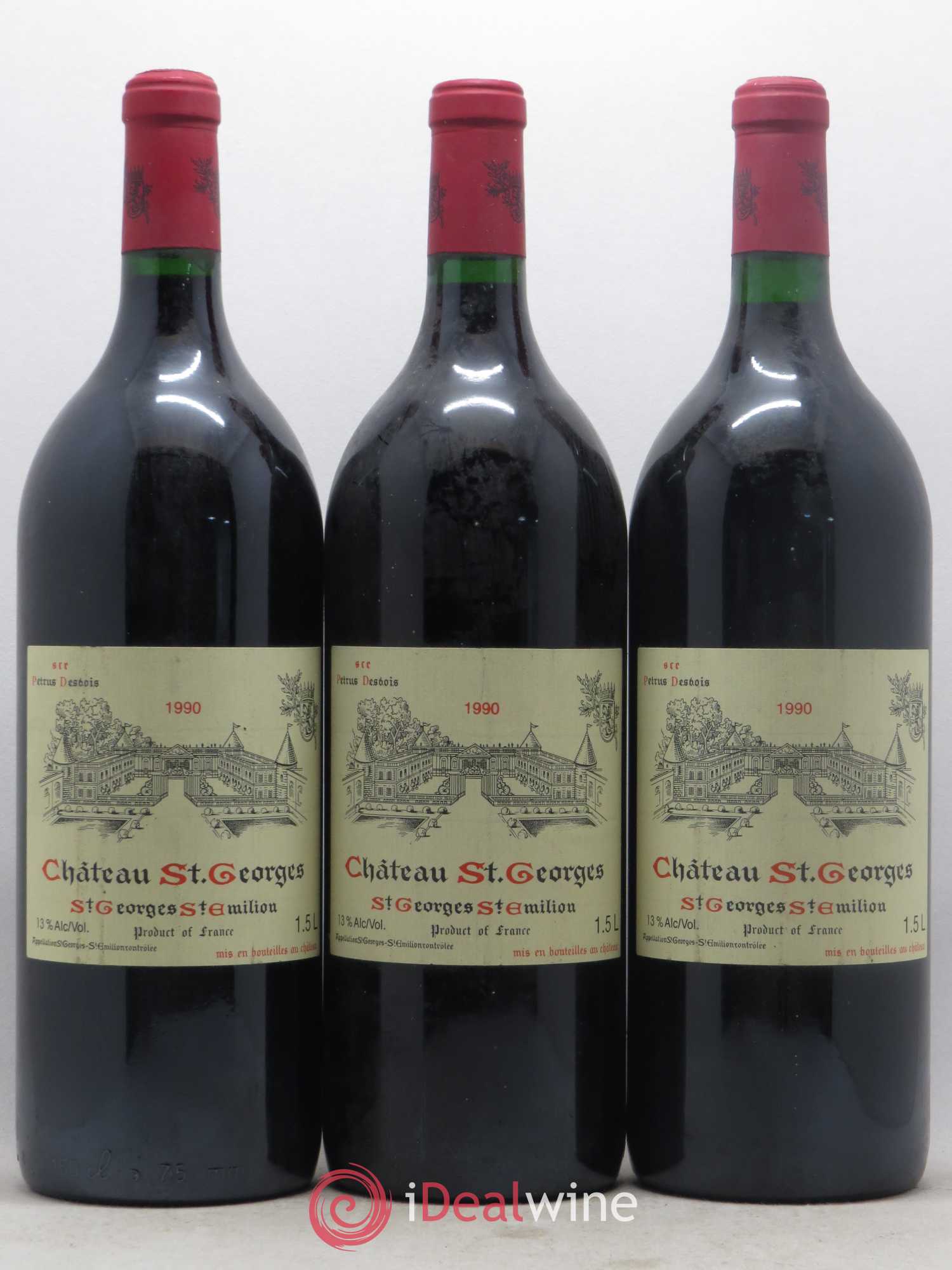 Château Saint-Georges 1990 - Lot de 3 magnums - 0