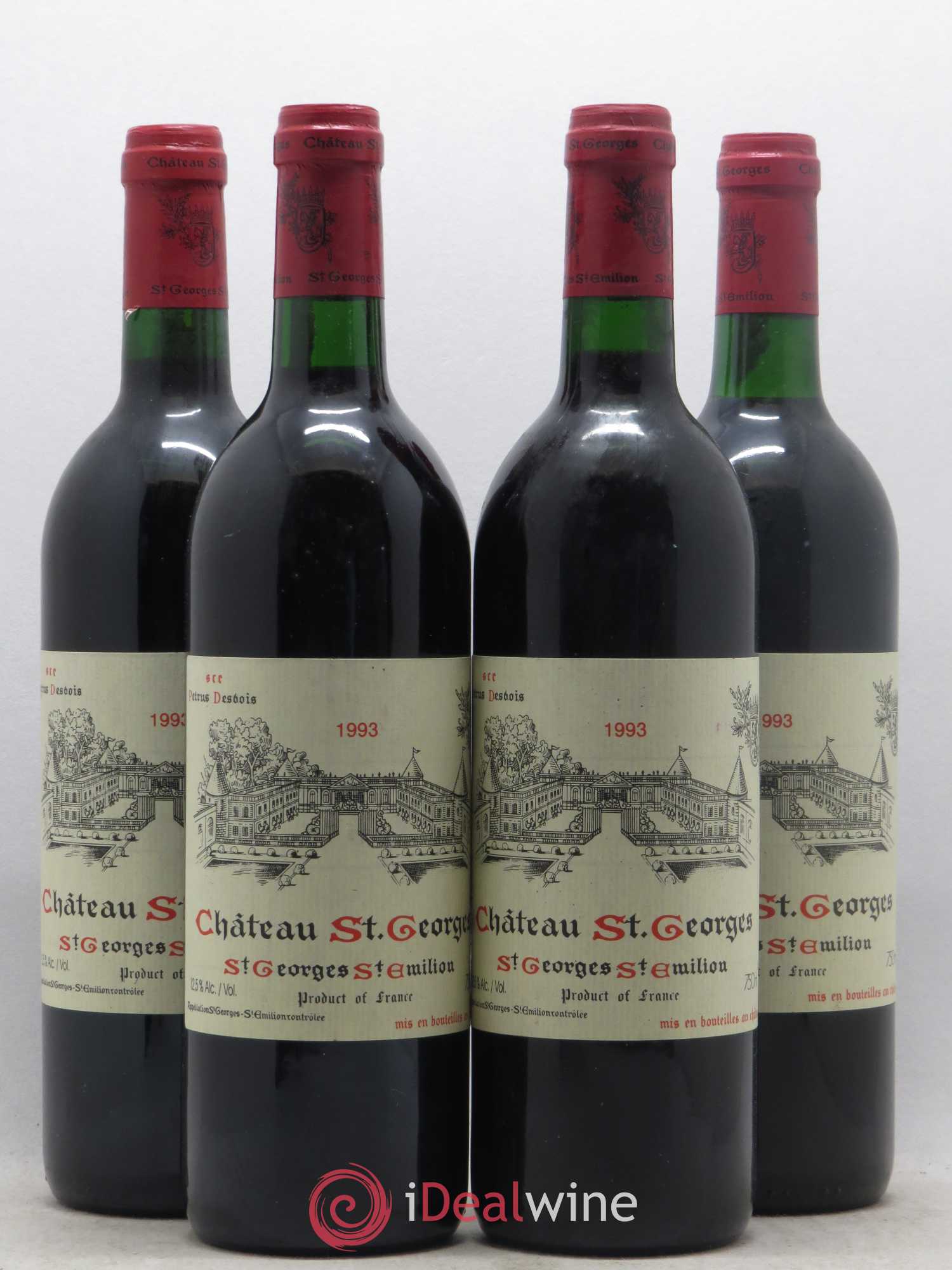 Château Saint-Georges 1993 - Lot de 4 bouteilles - 0