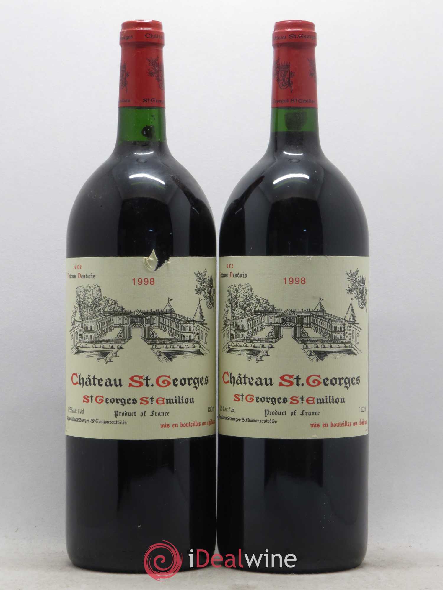 Château Saint-Georges 1998 - Lot de 2 magnums - 0