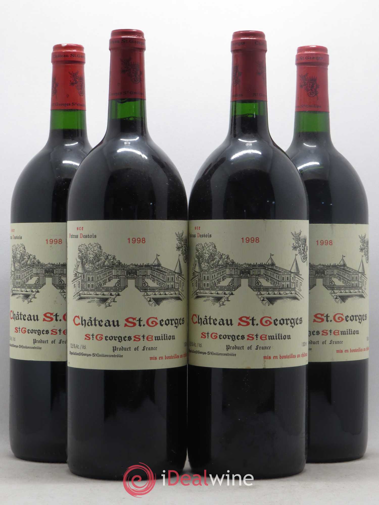 Château Saint-Georges 1998 - Lot de 4 magnums - 0