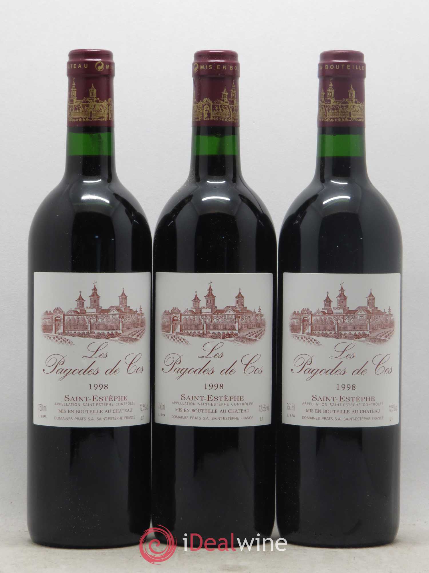 Les Pagodes de Cos Second Vin 1998 - Lot de 6 bouteilles - 2