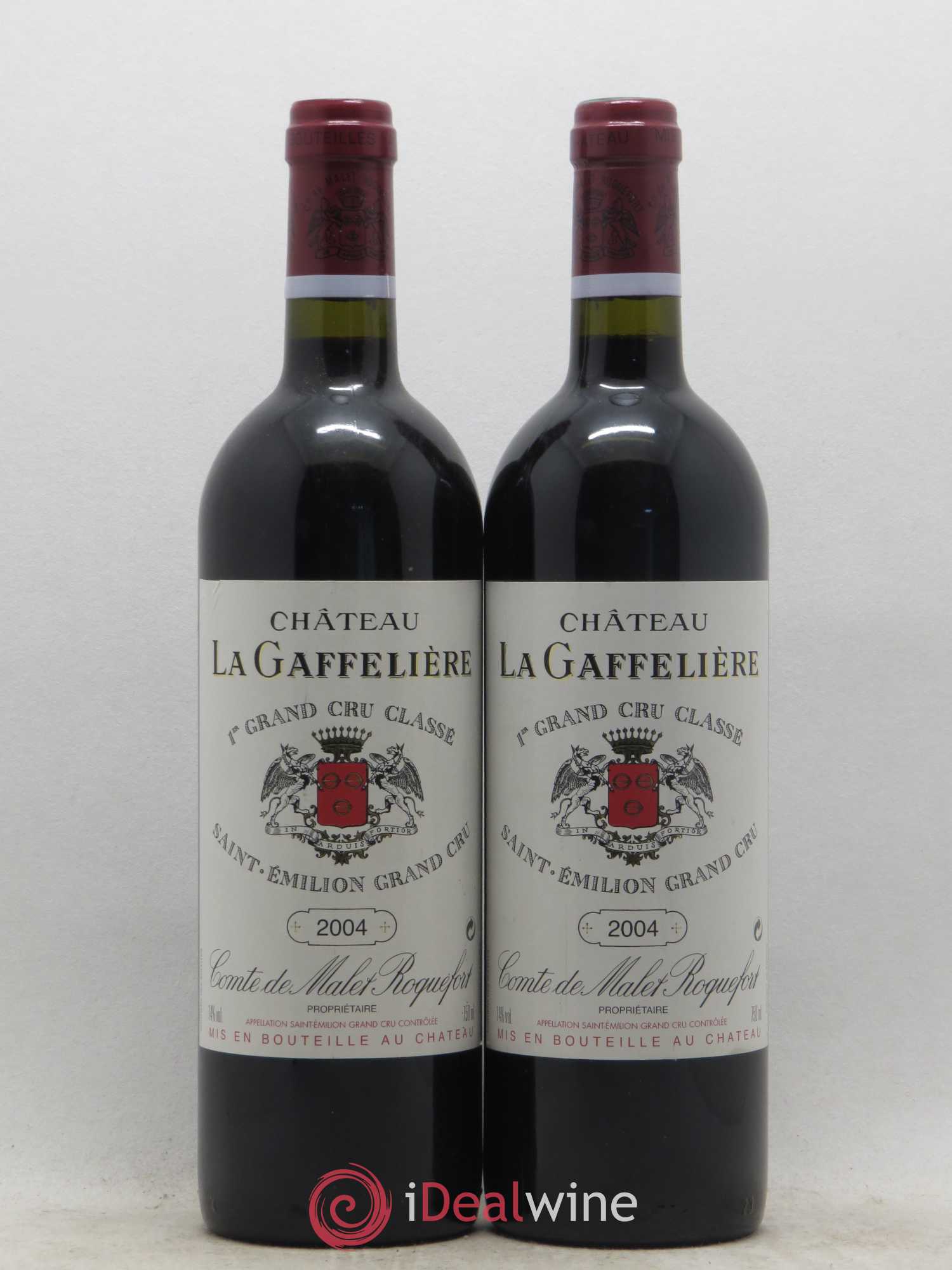 Château la Gaffelière 1er Grand Cru Classé B 2004 - Lot de 2 bouteilles - 0