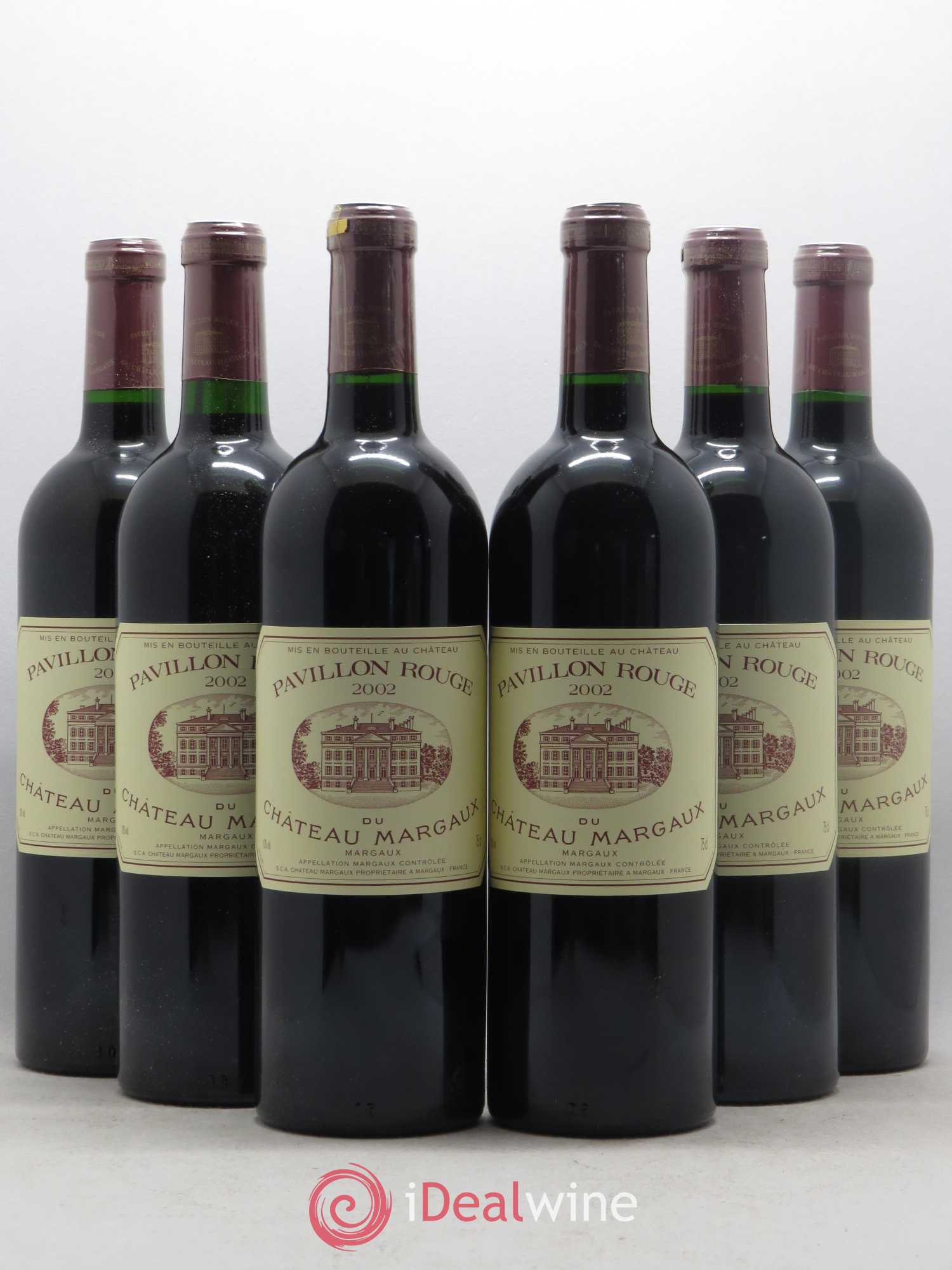 Pavillon Rouge du Château Margaux Second Vin 2002 - Lot de 6 bouteilles - 0