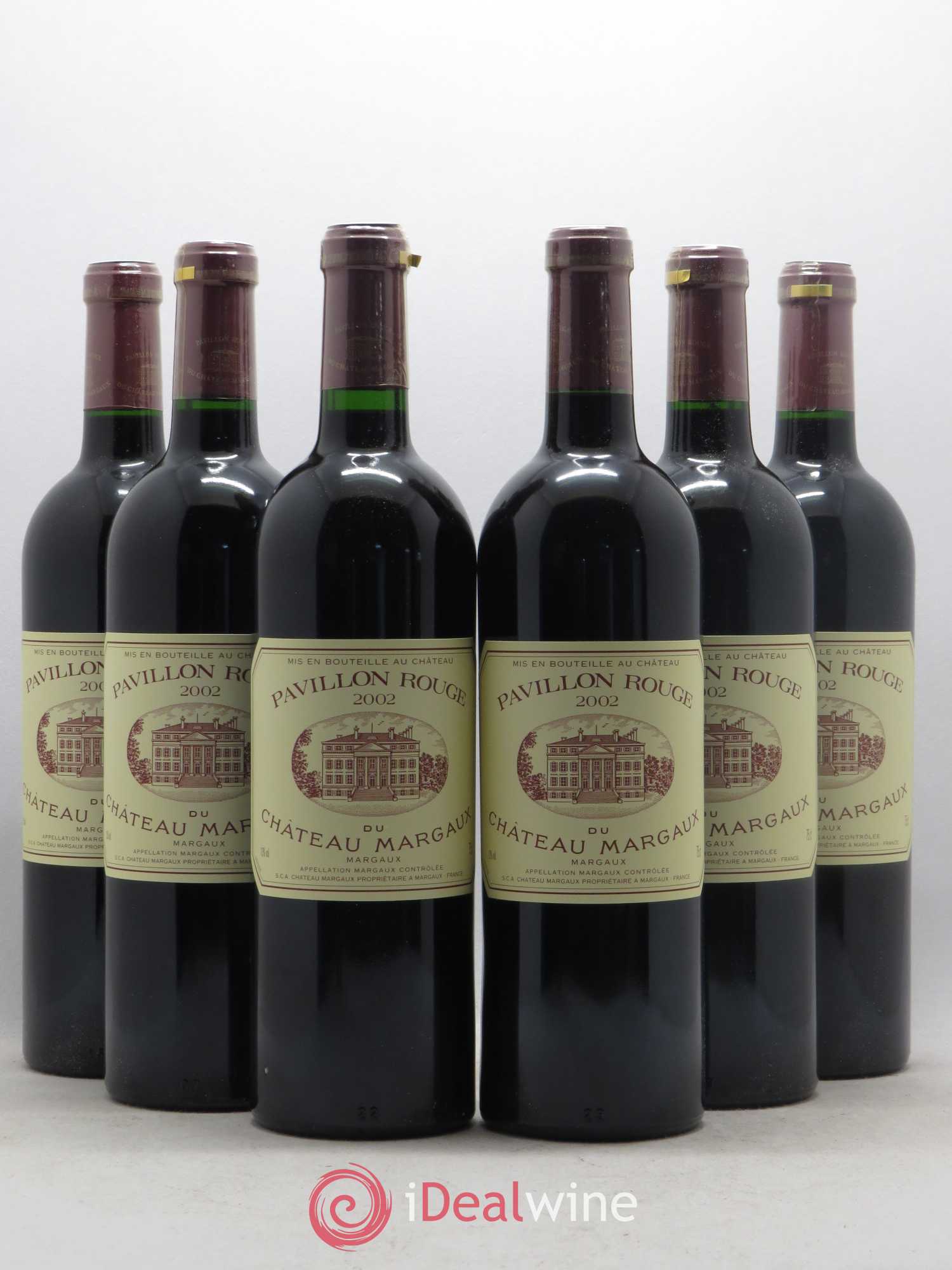 Pavillon Rouge du Château Margaux Second Vin 2002 - Lot de 6 bouteilles - 0