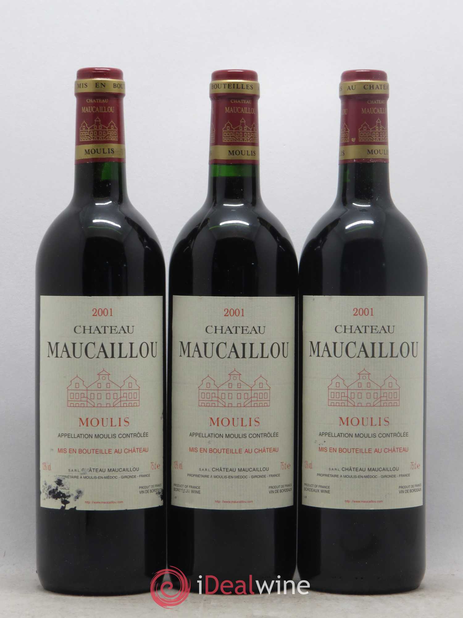 Château Maucaillou 2001 - Lot de 12 bouteilles - 1
