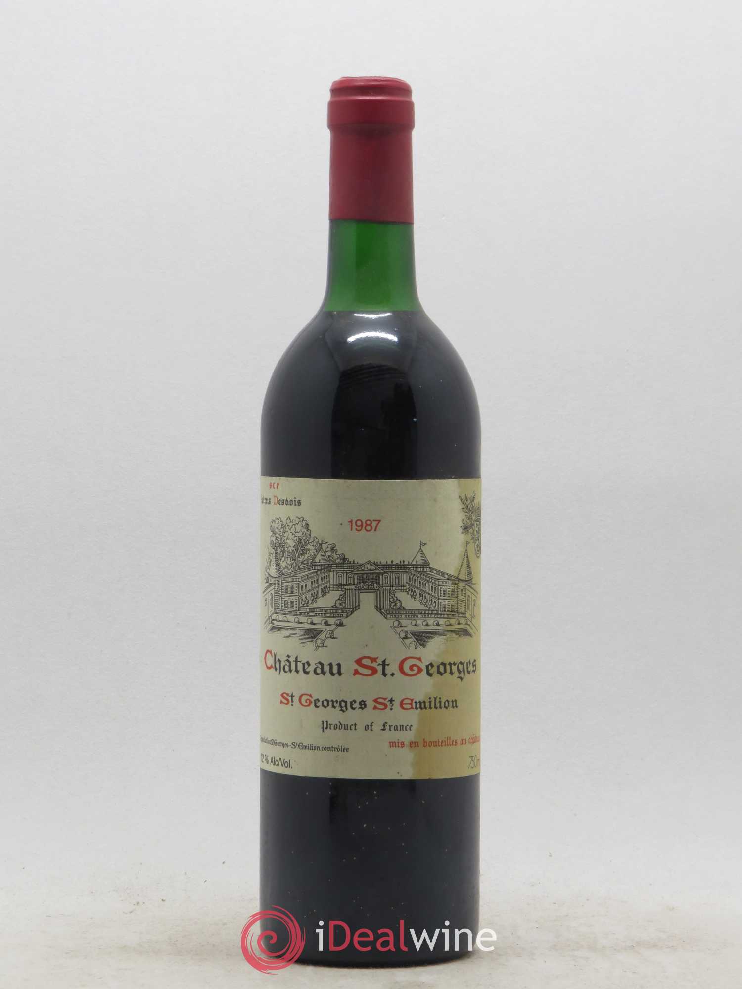 Château Saint-Georges 1987 - Lot de 1 bouteille - 0