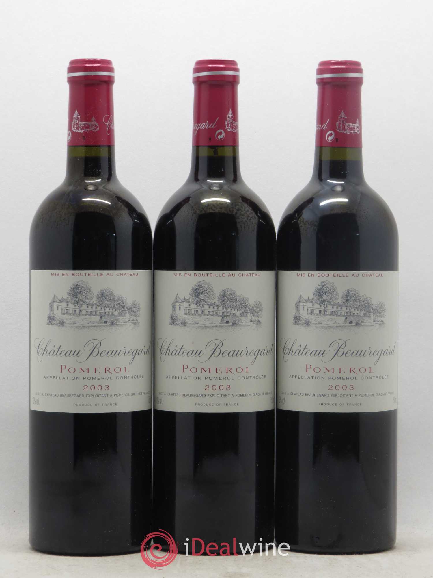 Château Beauregard 2003 - Lot de 6 bouteilles - 1