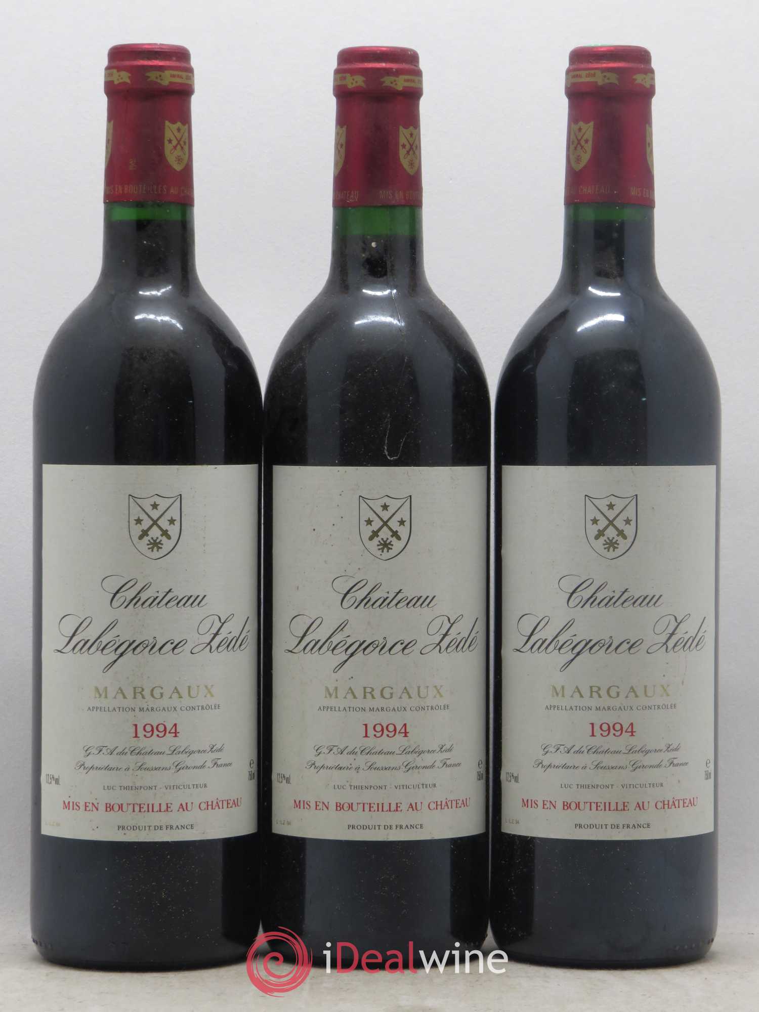 Château Labegorce Zédé Cru Bourgeois 1994 - Lot de 6 bouteilles - 2