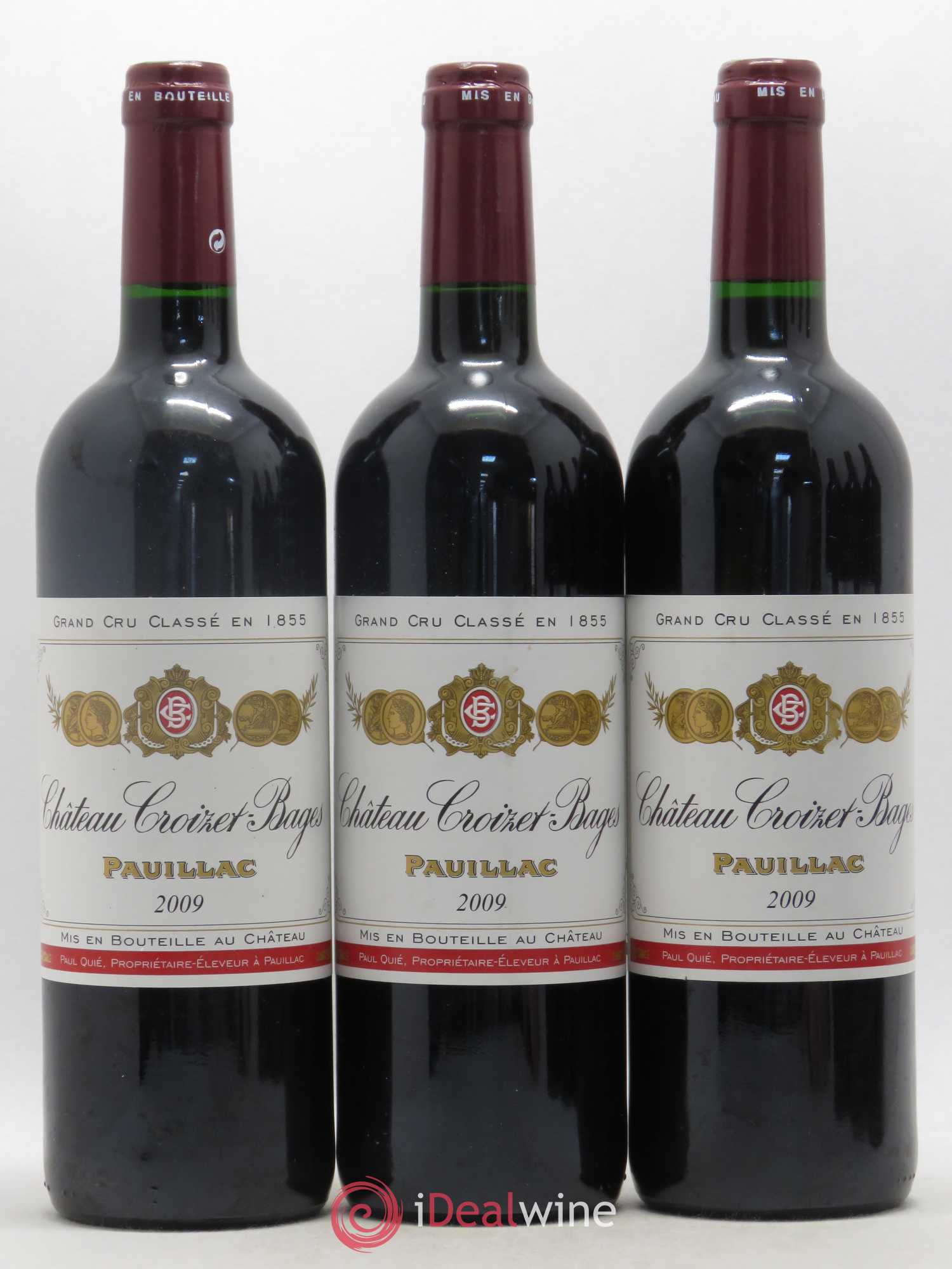 Château Croizet Bages 5ème Grand Cru Classé 2009 - Lot de 6 bouteilles - 1
