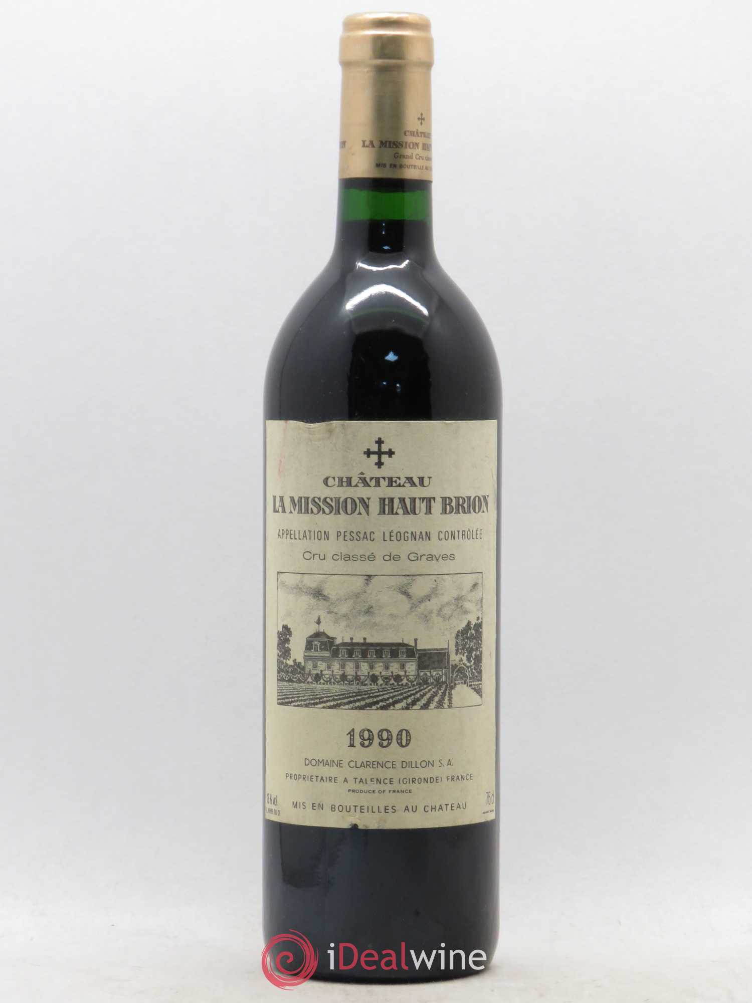 Château la Mission Haut-Brion Cru Classé de Graves 1990 - Lot de 1 bouteille - 0