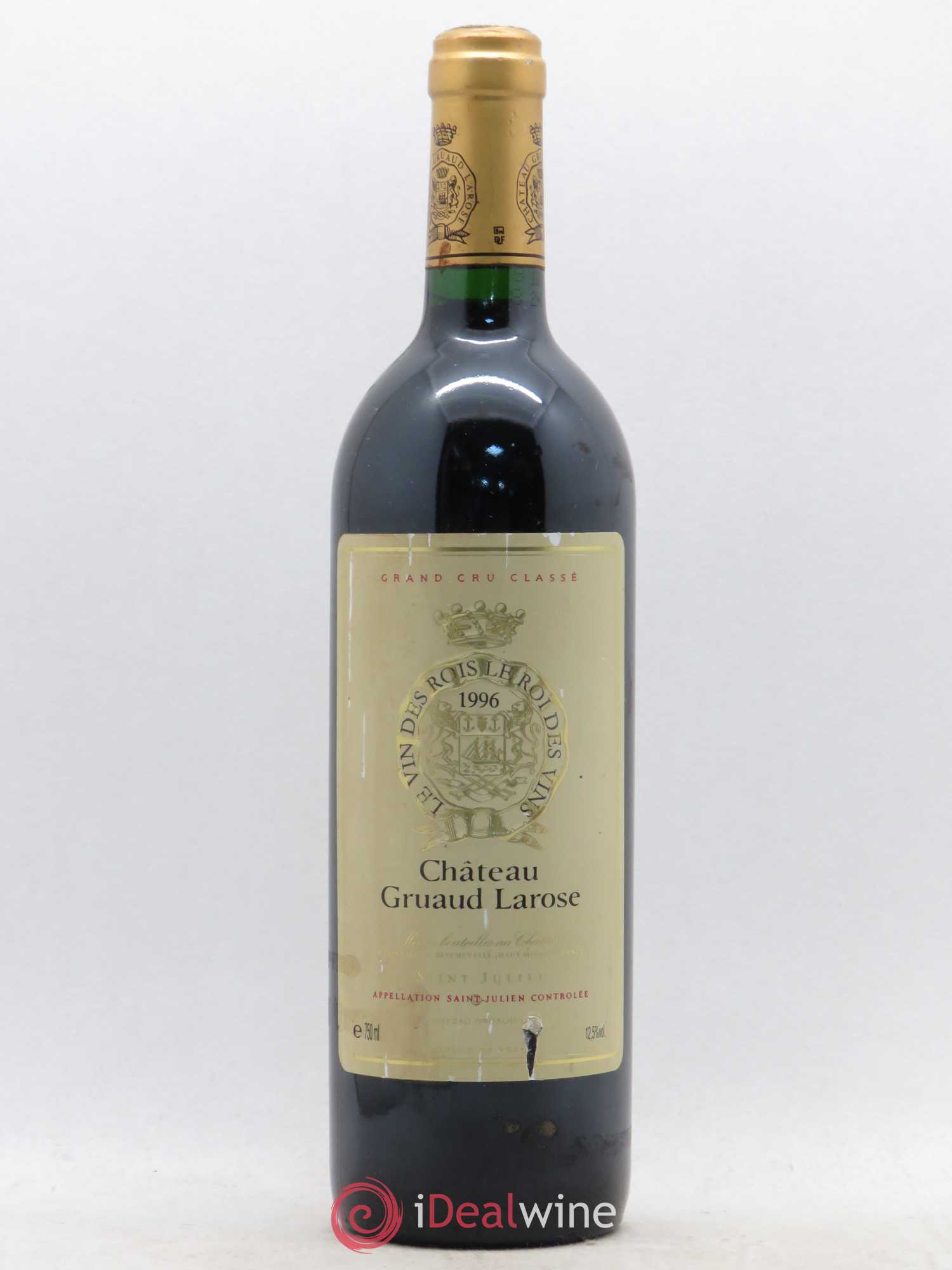 Château Gruaud Larose 2ème Grand Cru Classé 1996 - Lot de 1 bouteille - 0