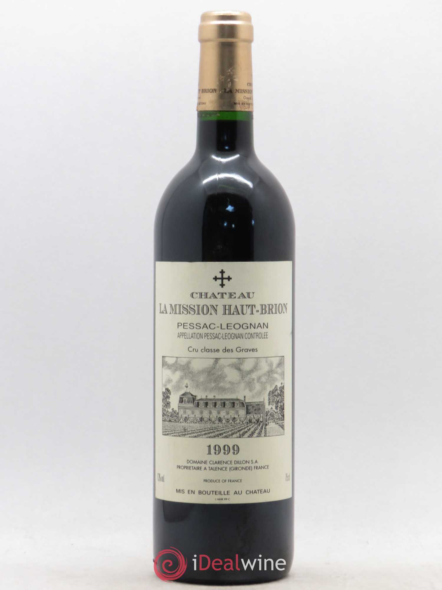 Château la Mission Haut-Brion Cru Classé de Graves 1999 - Lot de 1 bouteille - 0