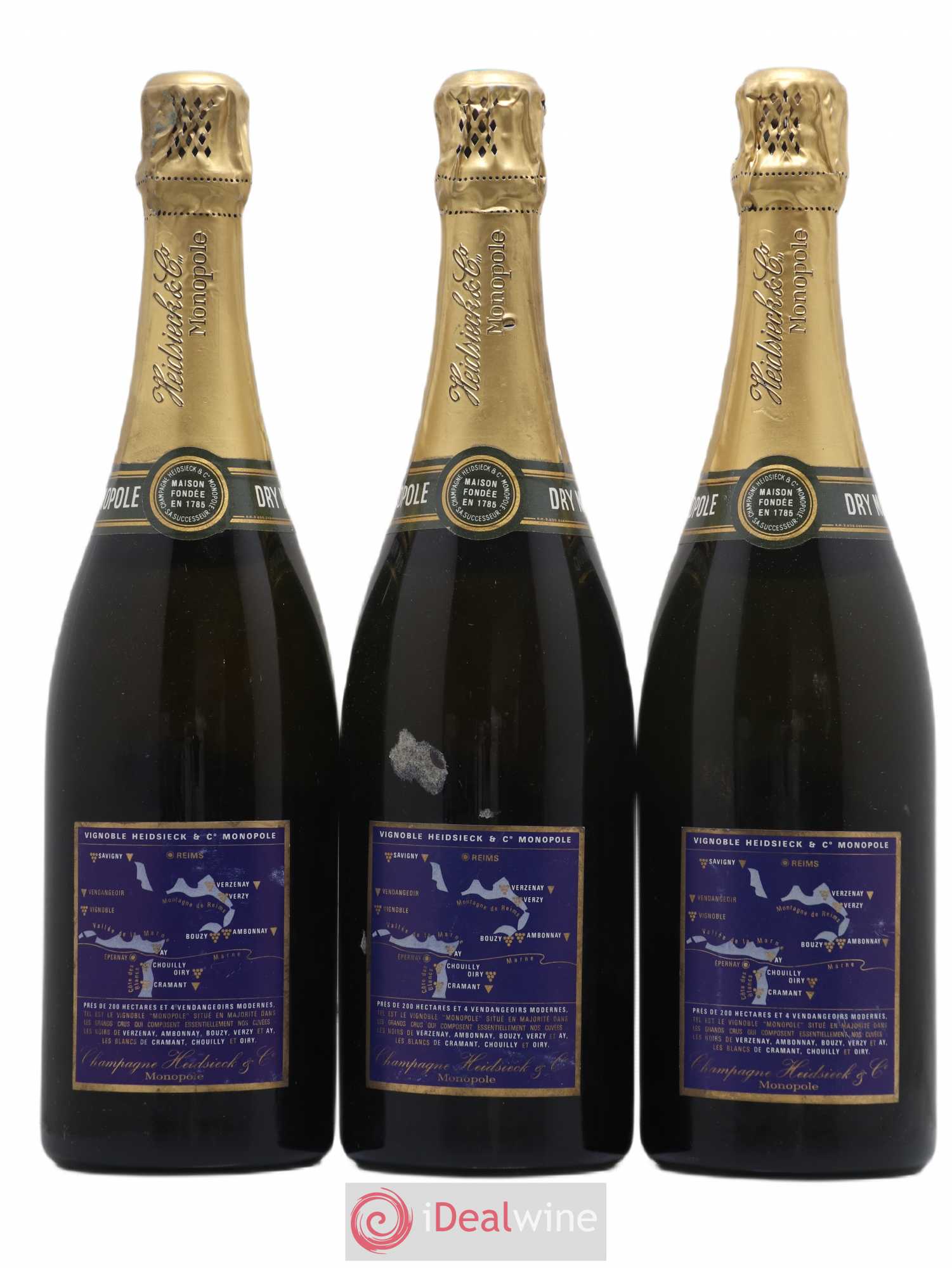 Champagne 1964 - Posten von 3 Flaschen - 1