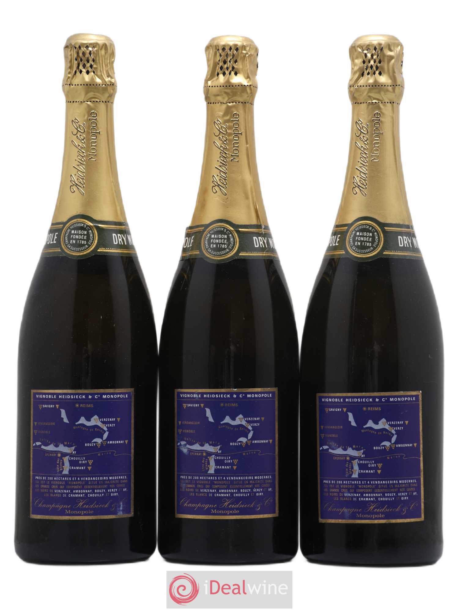 Champagne 1964 - Posten von 3 Flaschen - 1