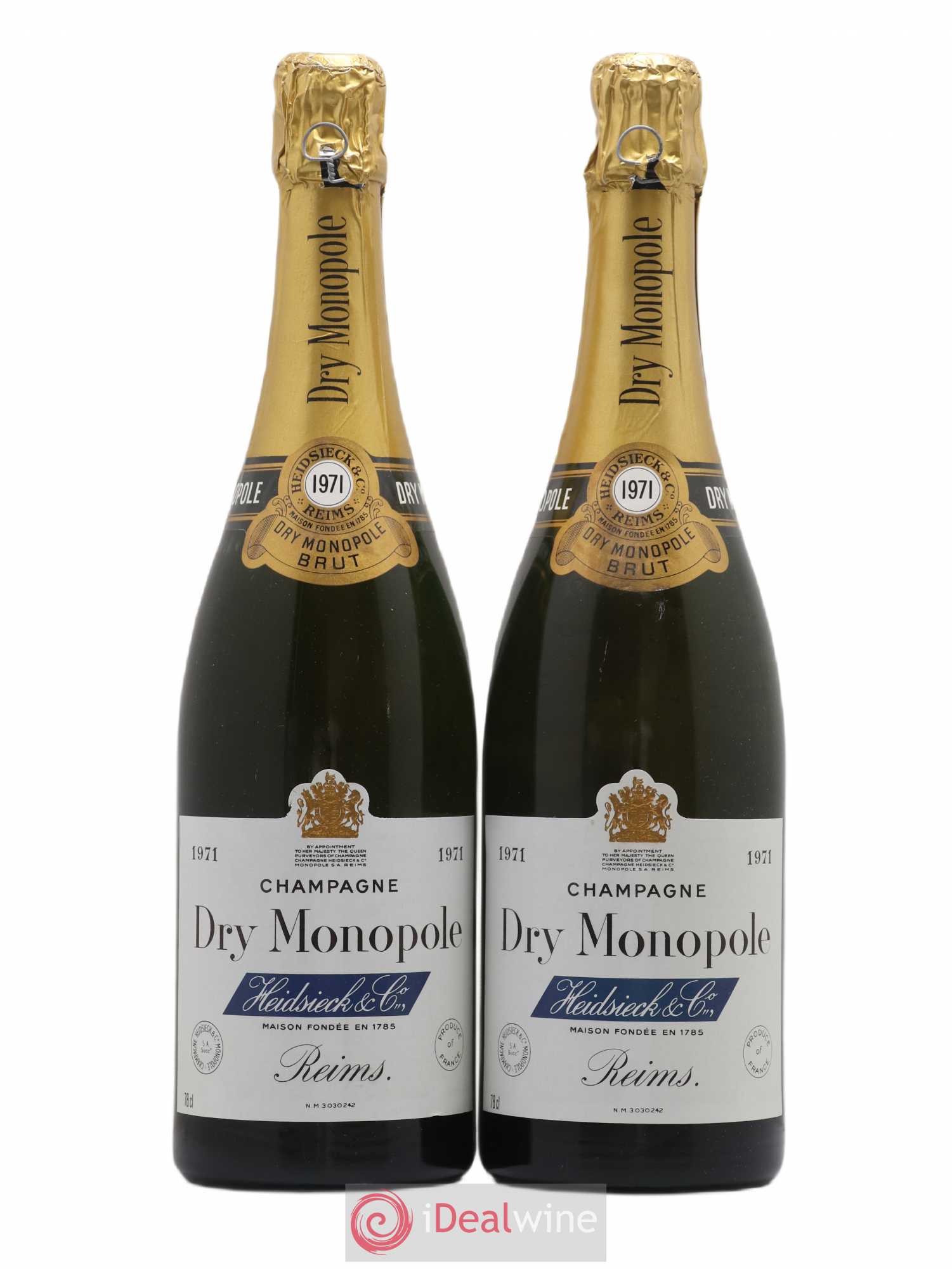 Champagne 1971 - Posten von 2 Flaschen - 0