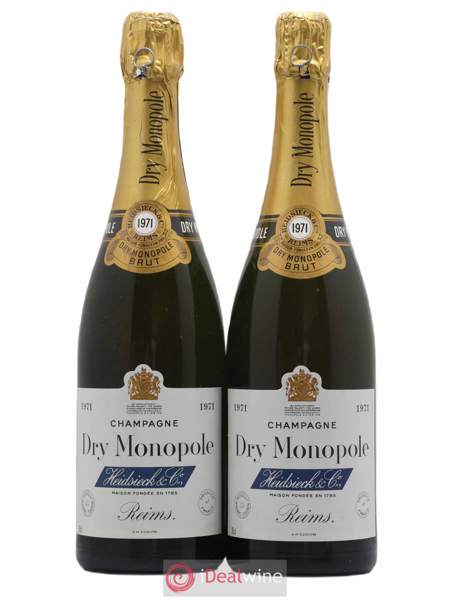 Champagne 1971 - Posten von 2 Flaschen - 0