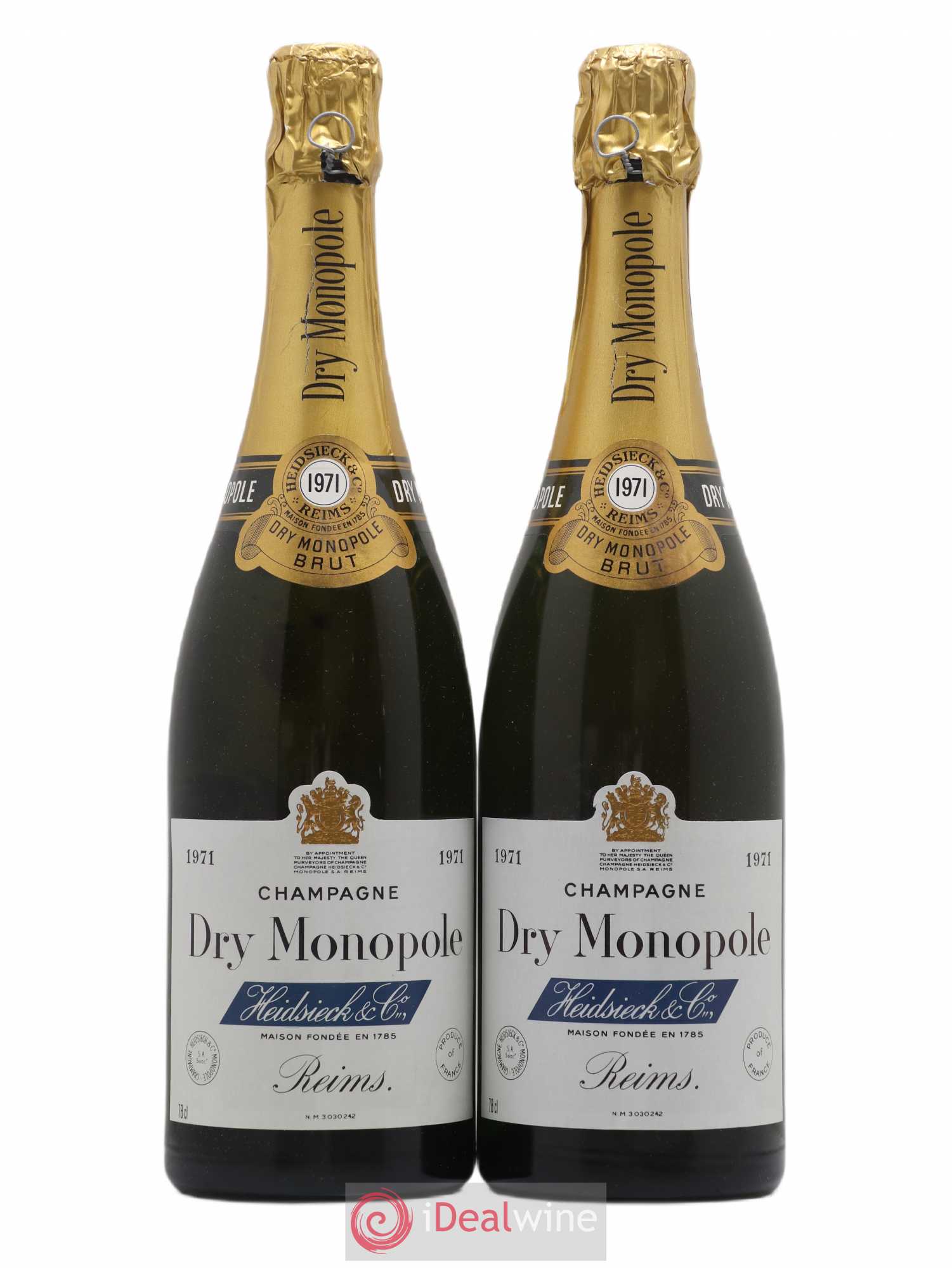 Champagne 1971 - Posten von 2 Flaschen - 0