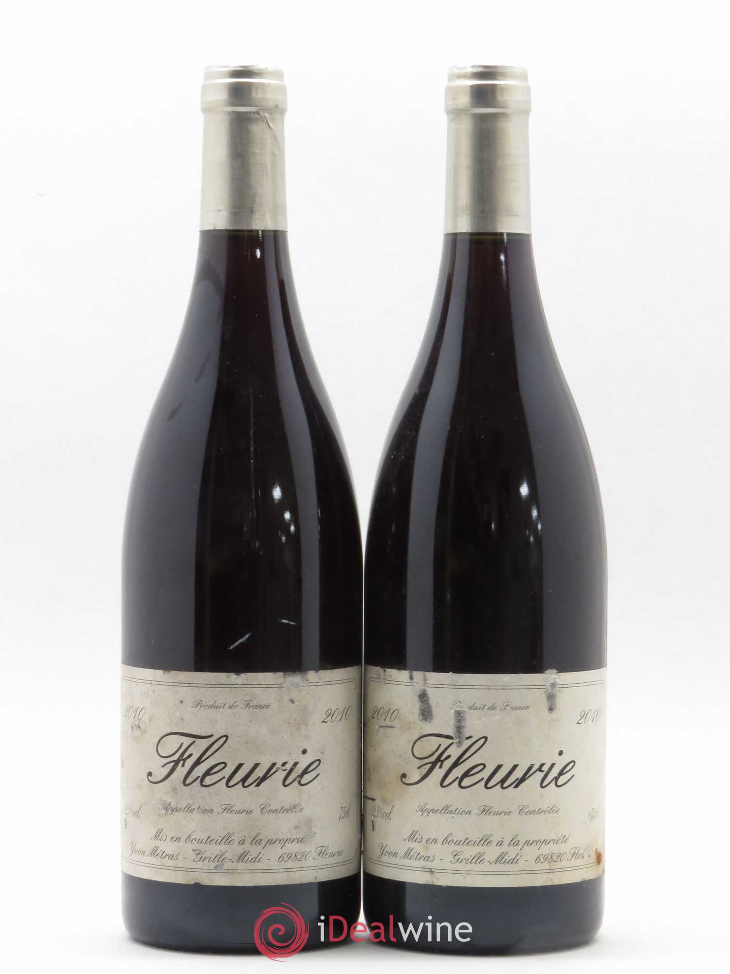 Fleurie Yvon Métras 2010 - Lot de 2 bouteilles - 0