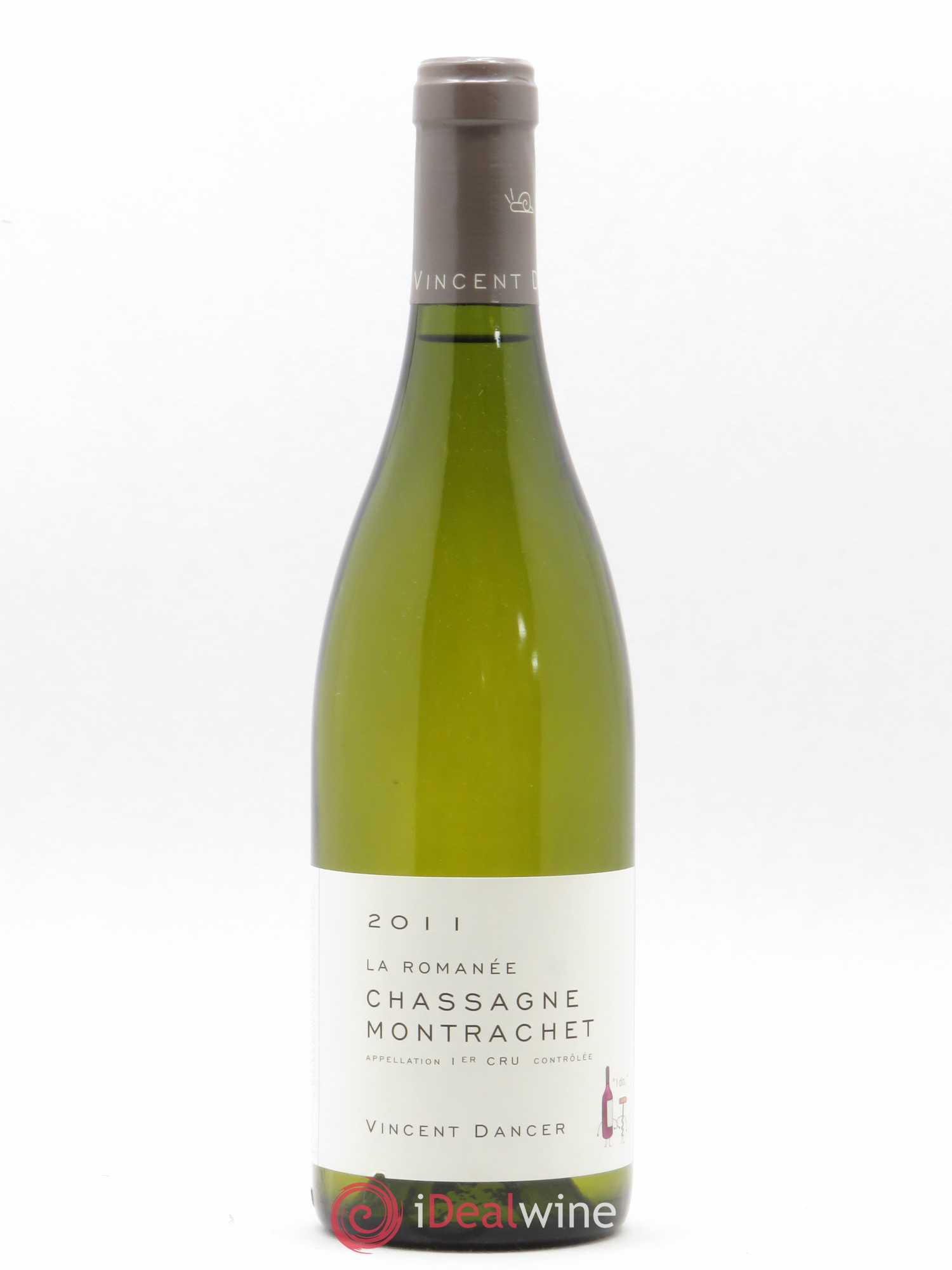 Chassagne-Montrachet 1er Cru La Romanée Vincent Dancer 2011 - Lot de 1 bouteille - 0
