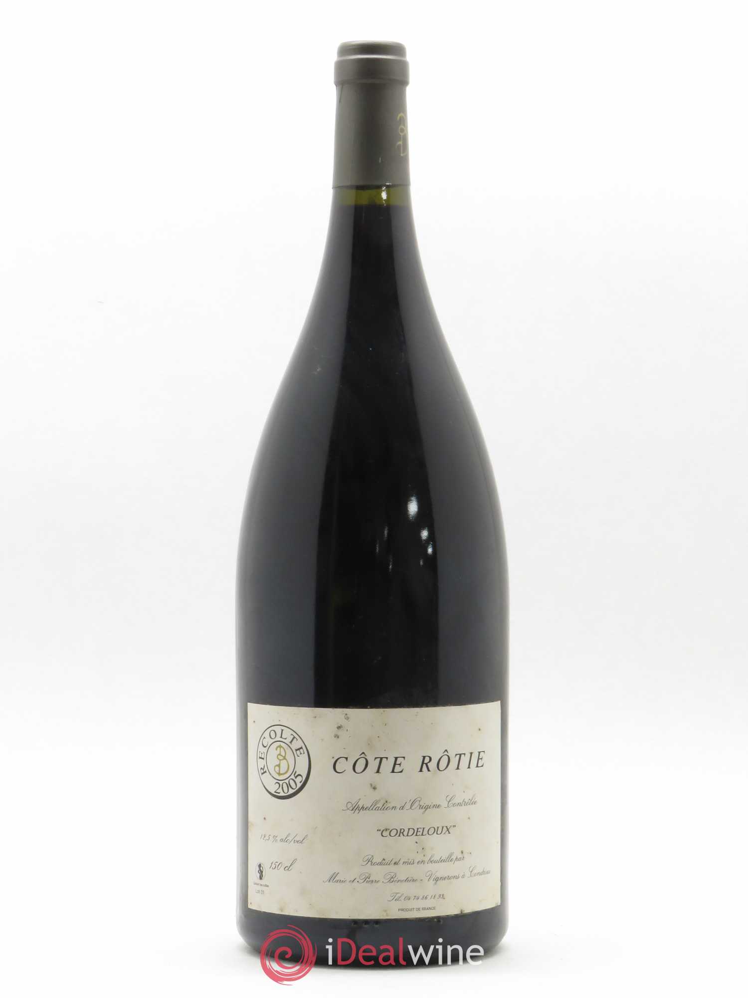 Côte-Rôtie Cordeloux Marie et Pierre Bénetière (Domaine) 2005 - Lot de 1 magnum - 0