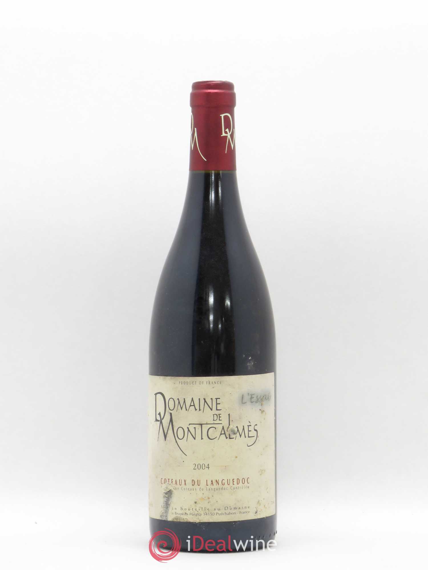 Terrasses du Larzac Domaine de Montcalmès Frédéric Pourtalié l'essai 2004 - Lot de 1 bouteille - 0