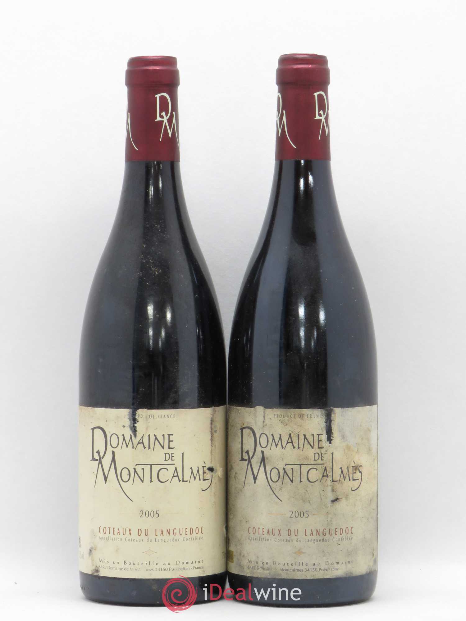 Terrasses du Larzac Domaine de Montcalmès Frédéric Pourtalié 2005 - Lot de 2 bouteilles - 0