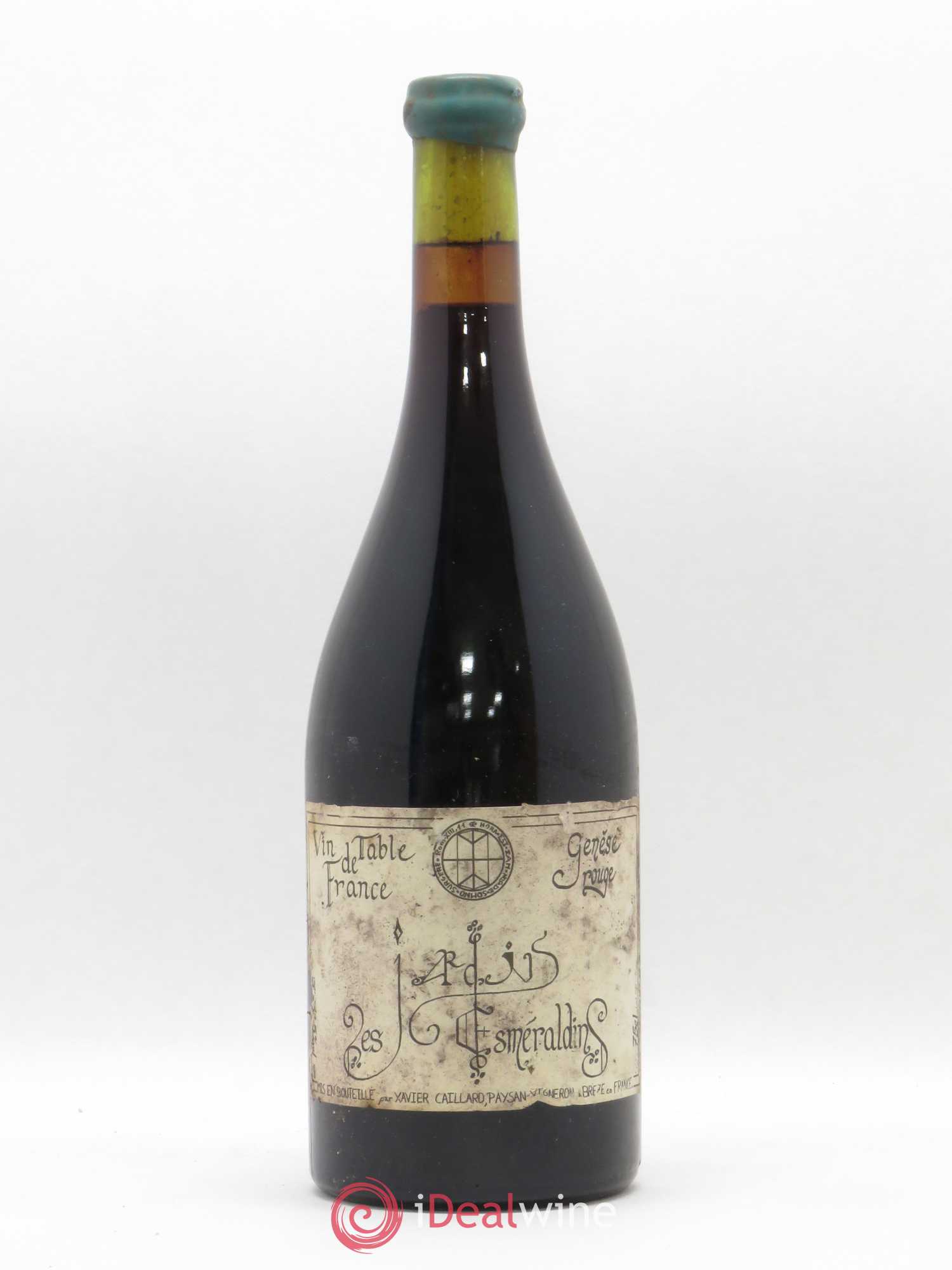 Vin de France Génèse Xavier Caillard - Les Jardins Esmeraldins 2006 - Lot de 1 bouteille - 0