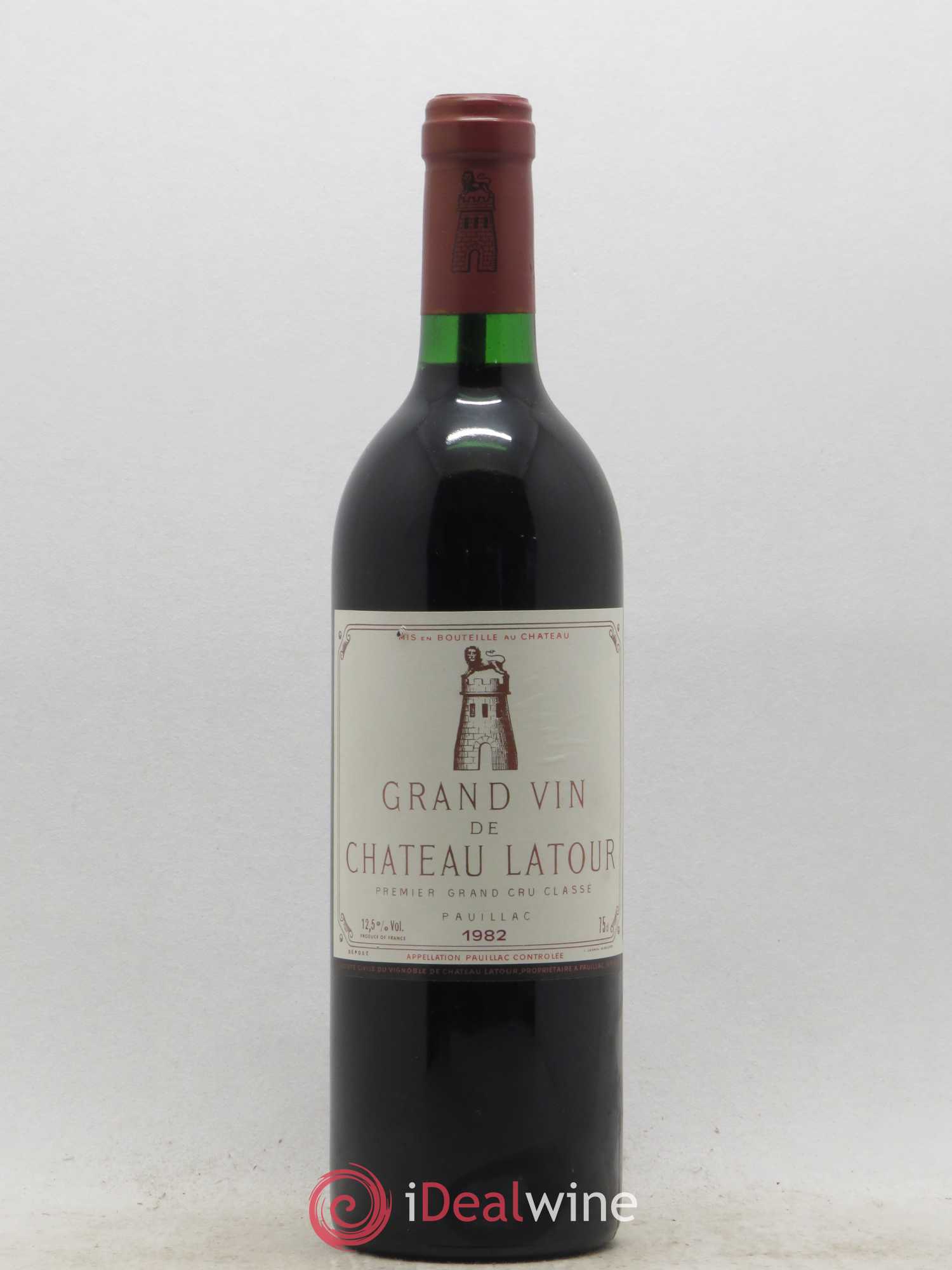 Château Latour 1er Grand Cru Classé 1982 - Lot de 1 bouteille - 0