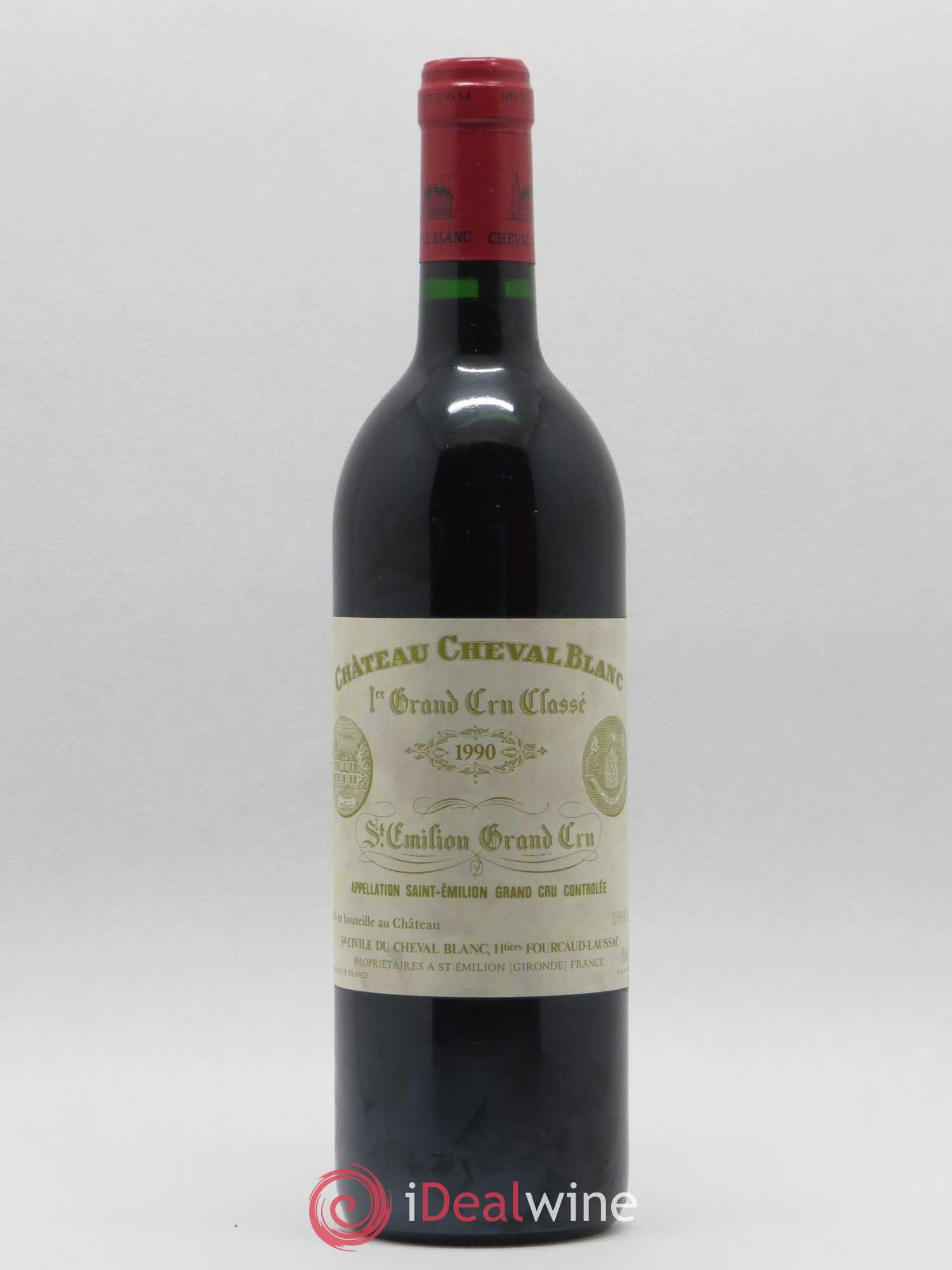 Château Cheval Blanc 1er Grand Cru Classé A 1990 - Lot de 1 bouteille - 0