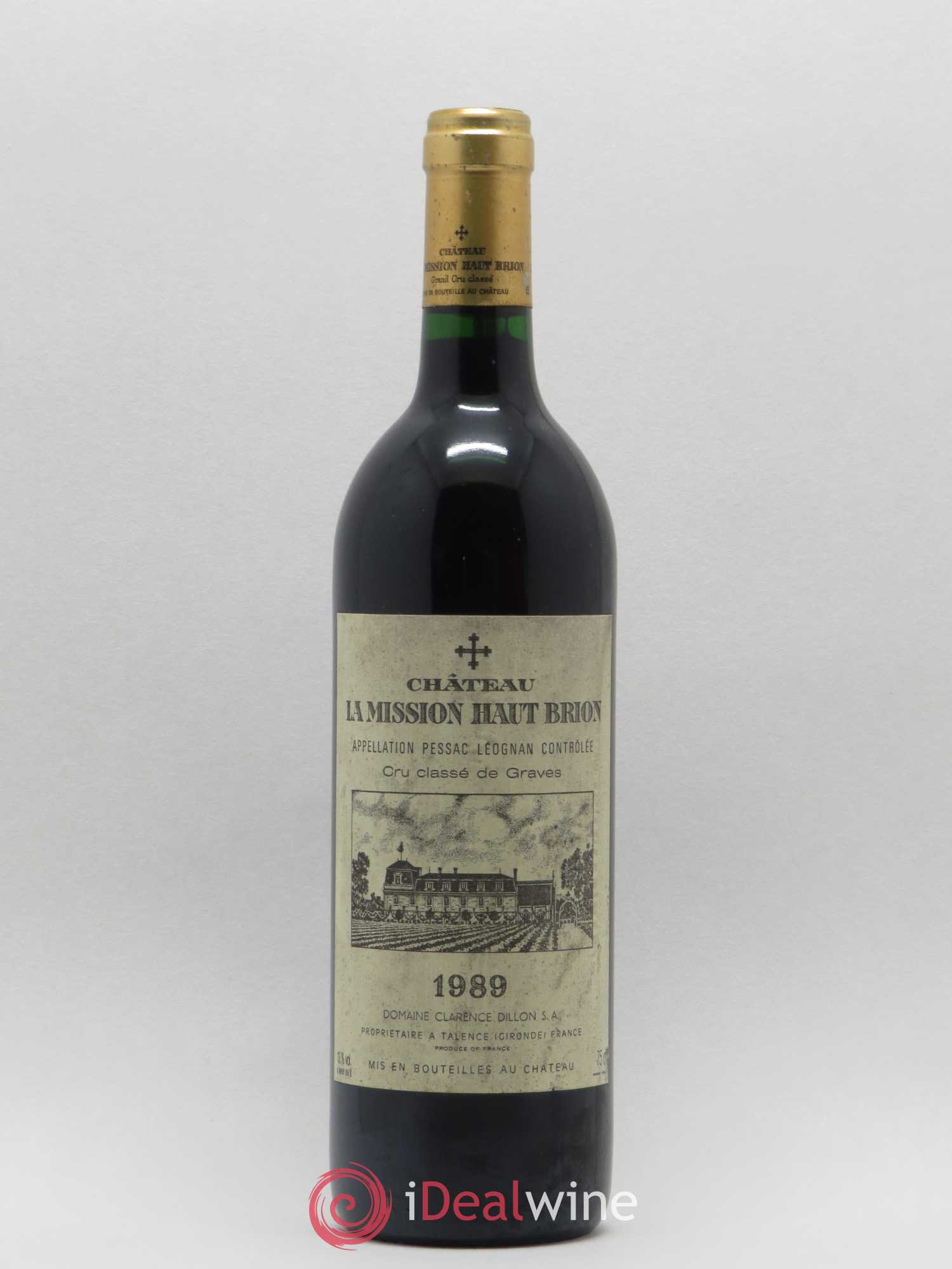 Château la Mission Haut-Brion Cru Classé de Graves 1989 - Lot de 1 bouteille - 0