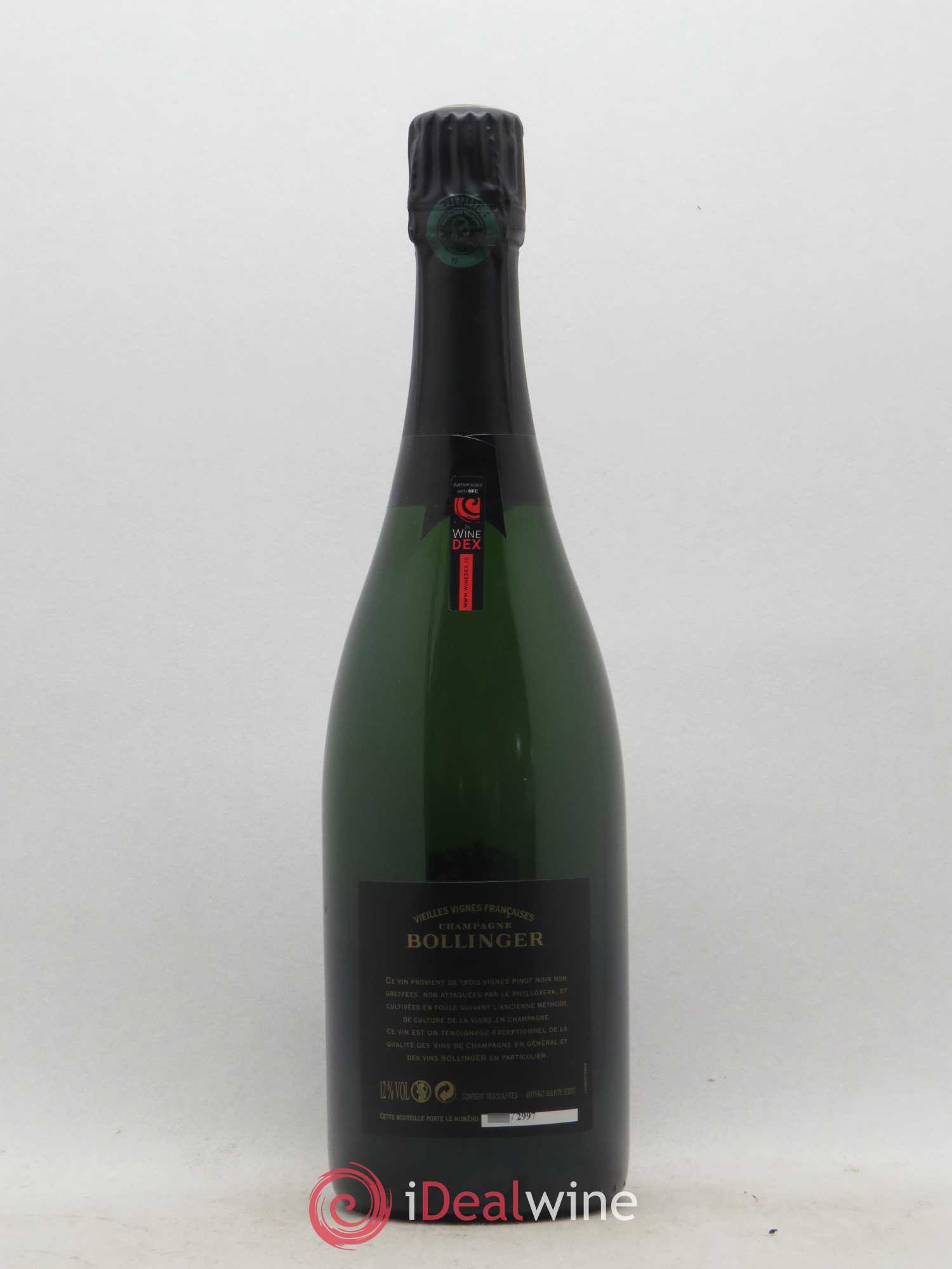 Brut Vieilles Vignes Françaises Bollinger 2002 - Lot de 1 bouteille - 1