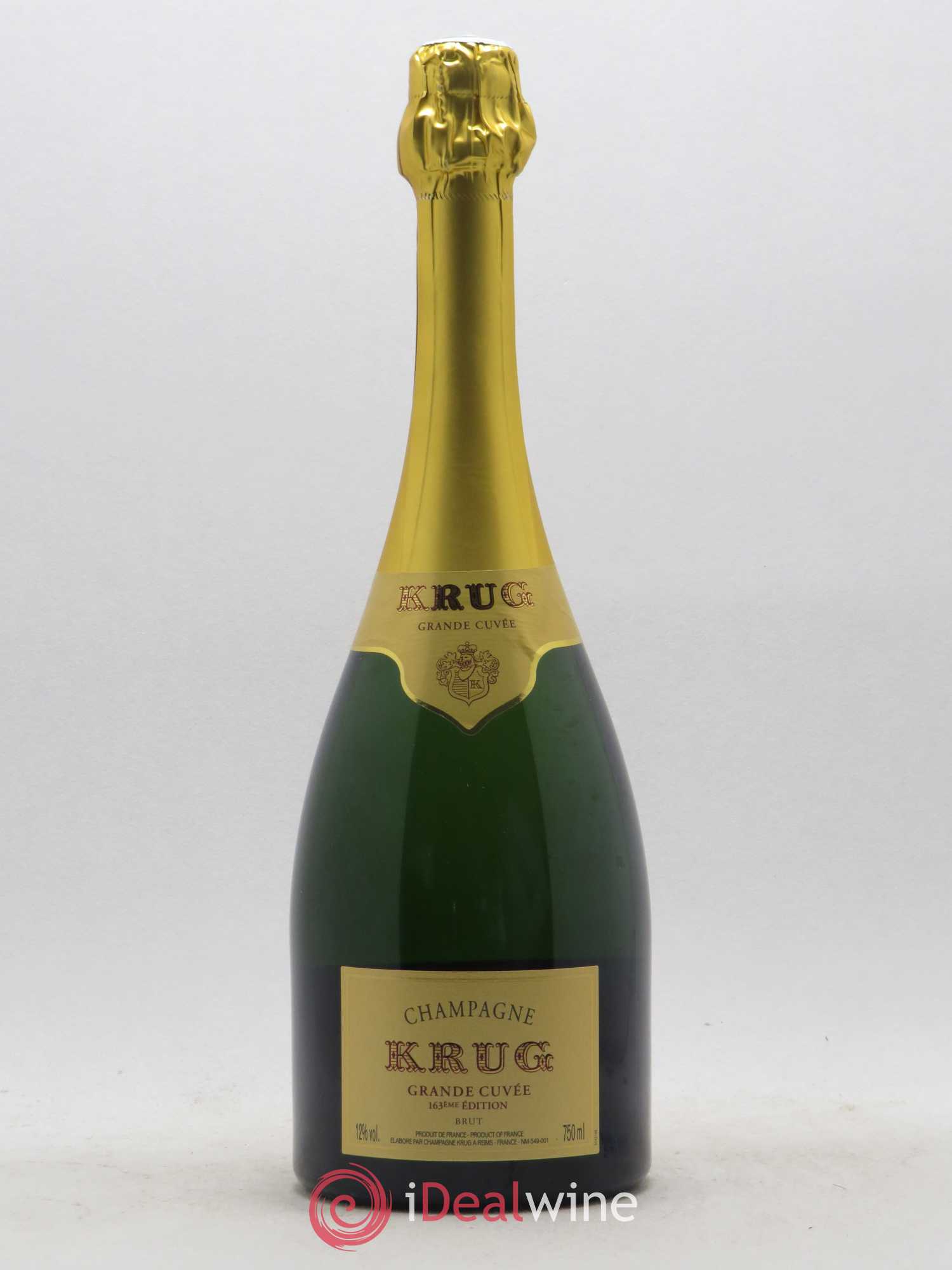 Grande Cuvée Brut Krug 163ème édition - Lot de 1 bouteille - 0