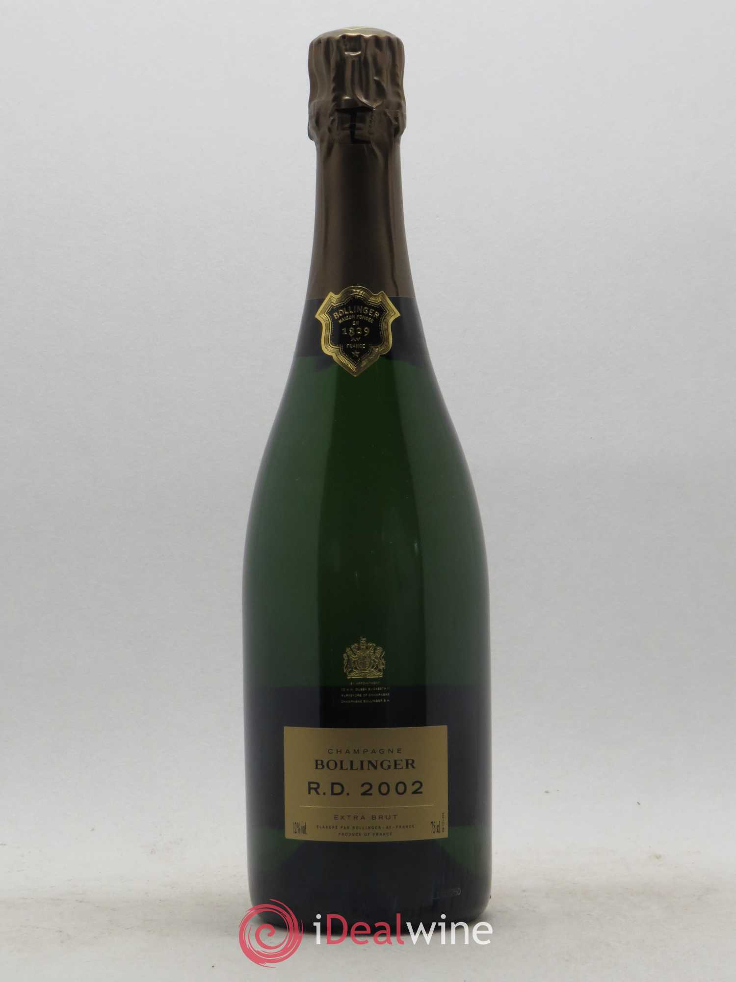 R.D. Extra-Brut Bollinger 2002 - Lot de 1 bouteille - 0