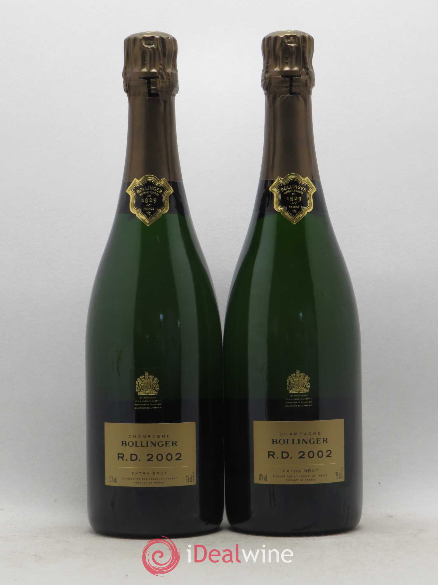 R.D. Extra-Brut Bollinger 2002 - Lot de 2 bouteilles - 0