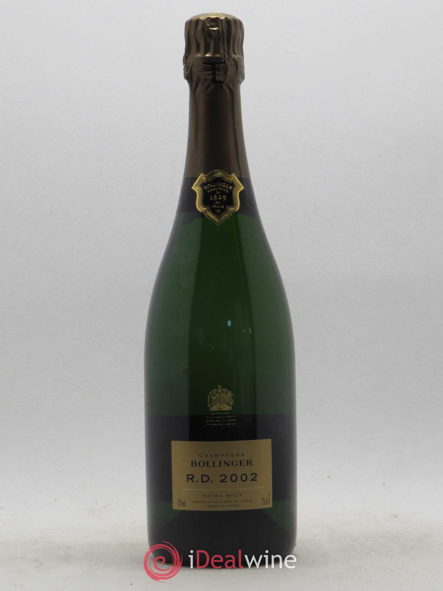 R.D. Extra-Brut Bollinger 2002 - Lot de 1 bouteille - 0