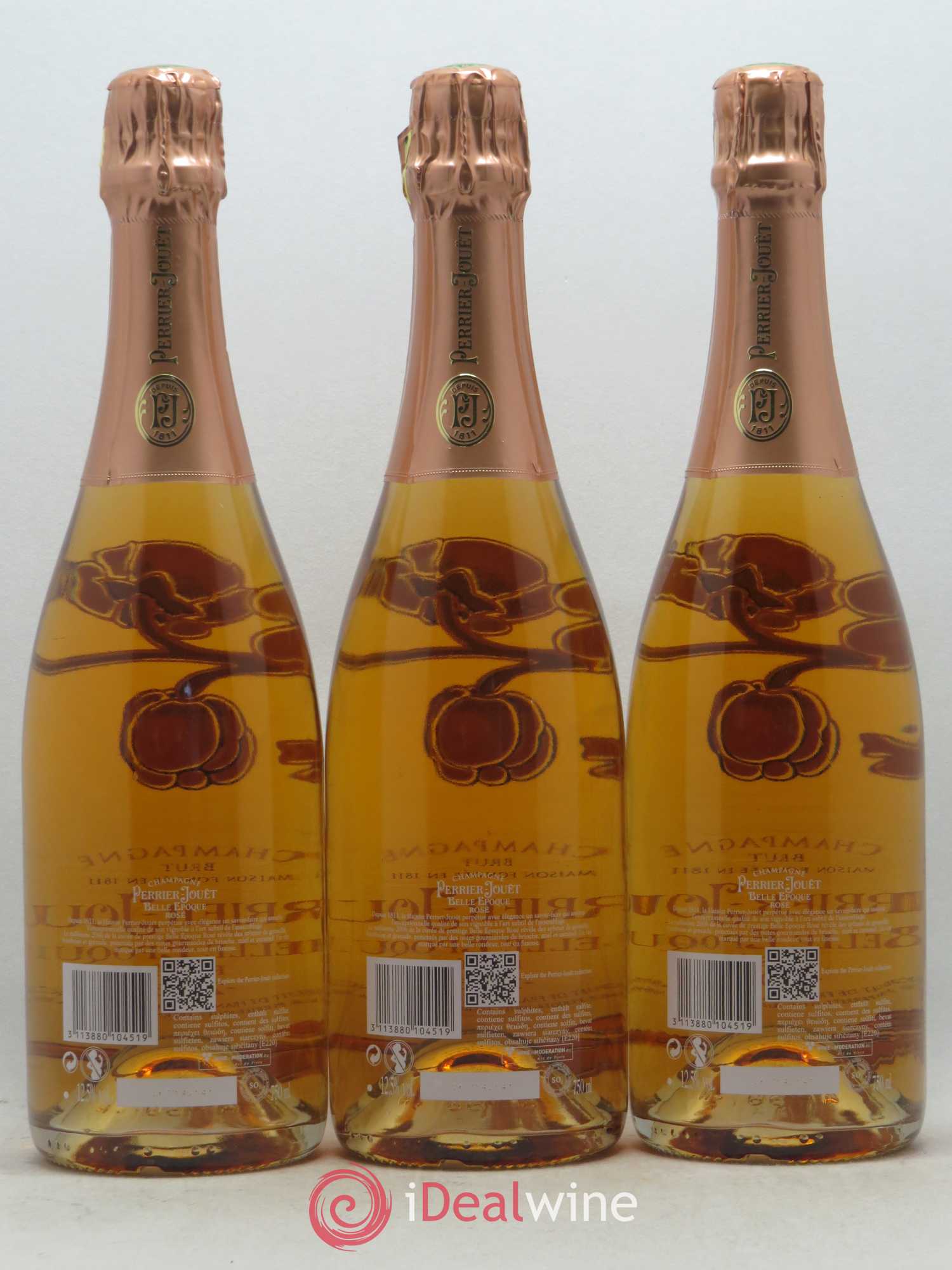 Cuvée Belle Epoque Perrier-Jouët 2006 - Lot de 3 bouteilles - 1