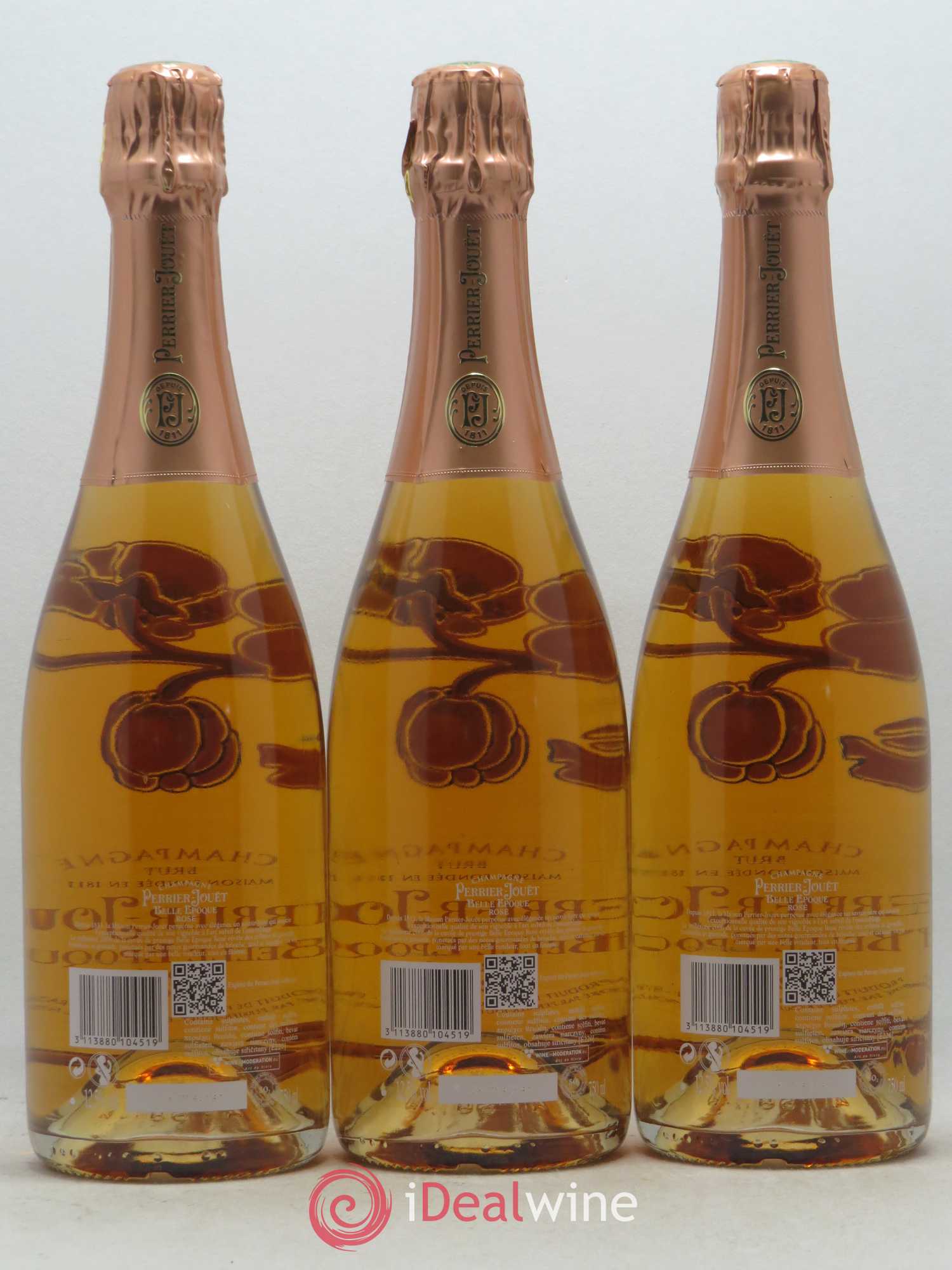 Cuvée Belle Epoque Perrier-Jouët 2006 - Lot de 3 bouteilles - 1