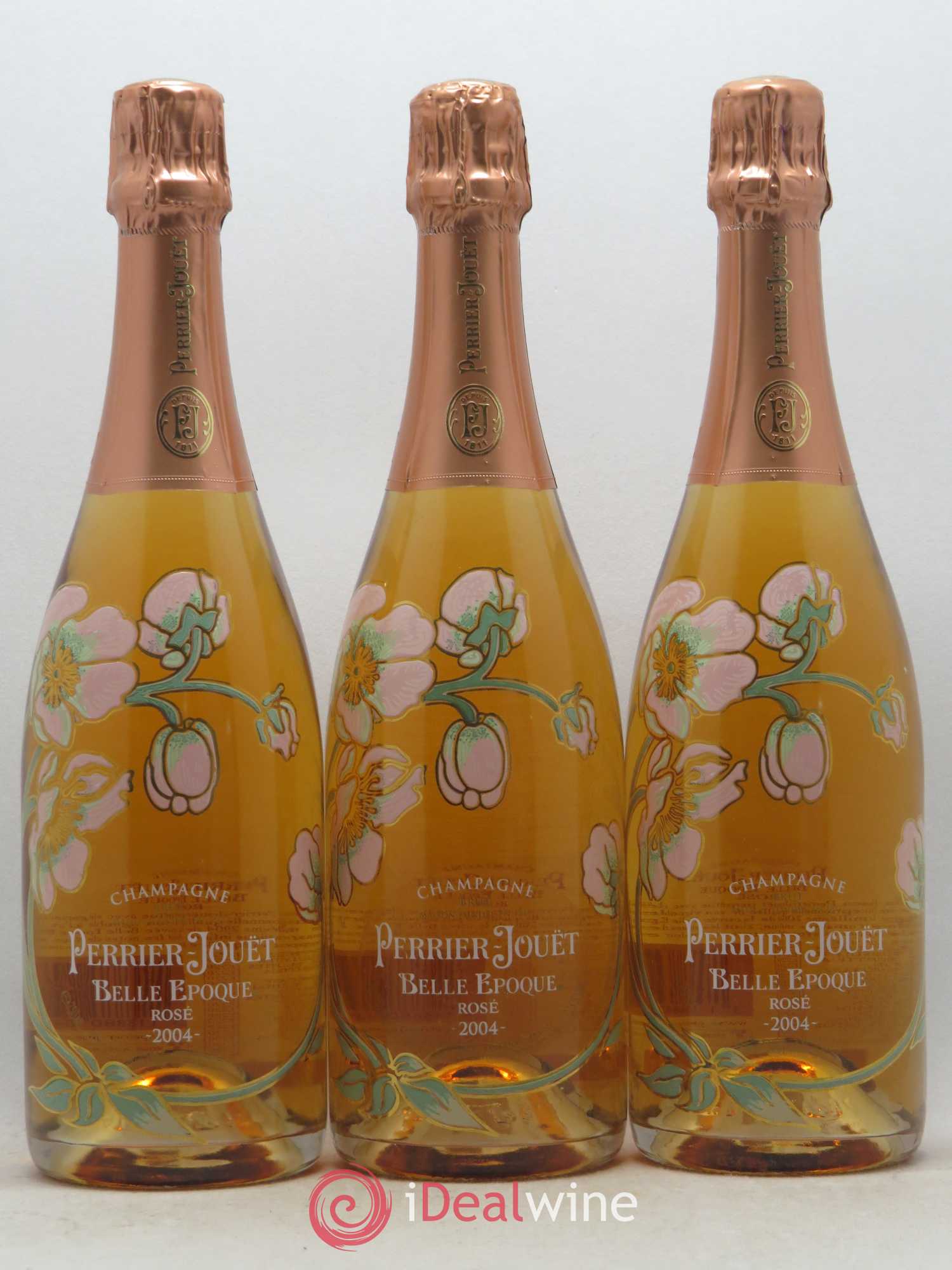 Cuvée Belle Epoque Perrier-Jouët 2004 - Lot de 5 bouteilles - 1