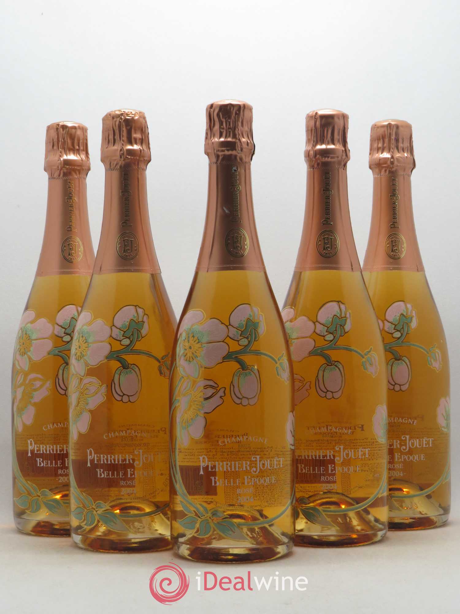 Cuvée Belle Epoque Perrier-Jouët 2004 - Lot de 5 bouteilles - 0